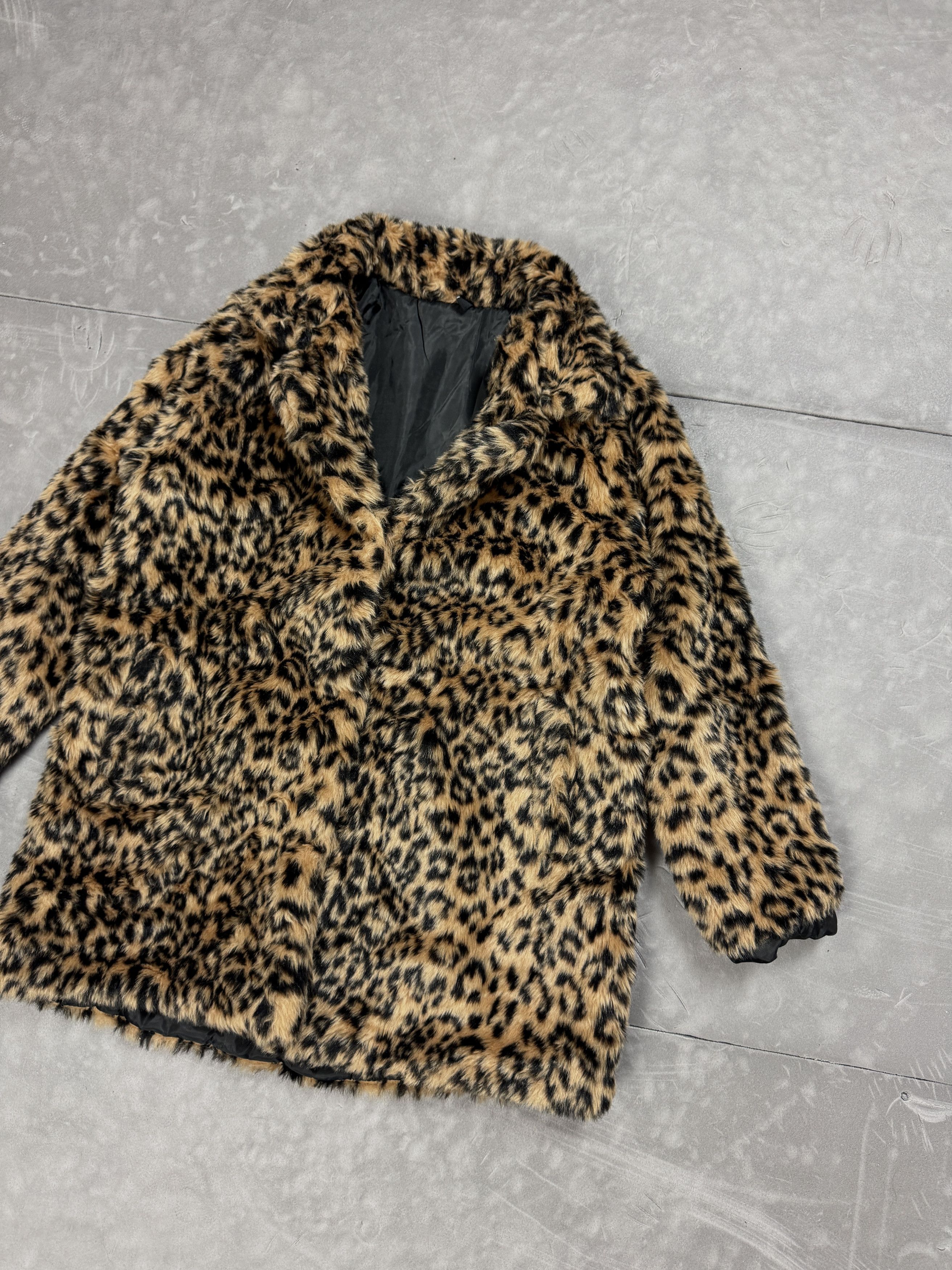 Vintage Vintage coquette y2k fur jacket leopard print 90s Size L / US 10 / IT 46 - 3 Thumbnail