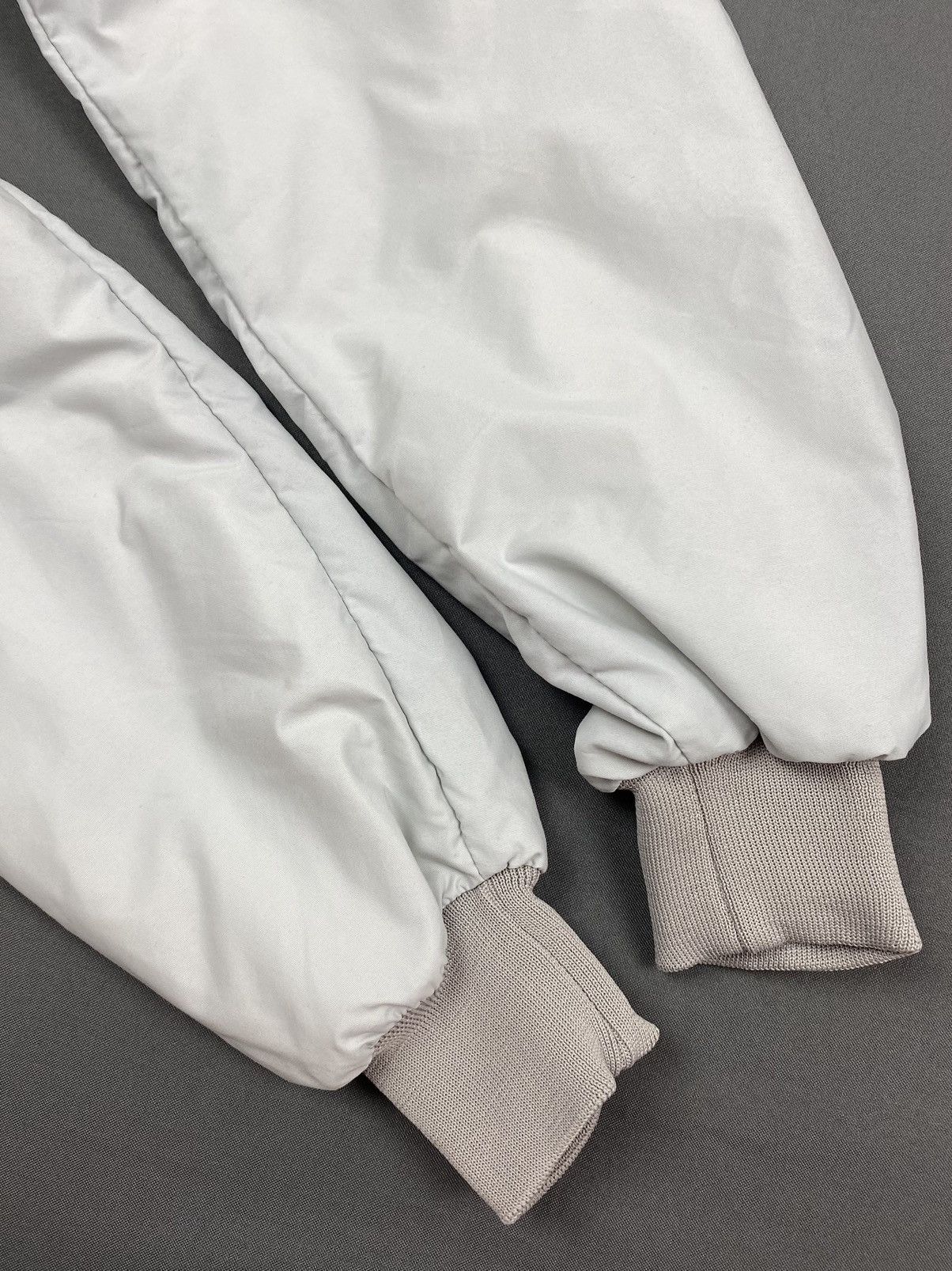 Chalk Line 1990’s Vintage Chalk Line Blank Light Grey Stadium Jacket Size US L / EU 52-54 / 3 - 5 Thumbnail