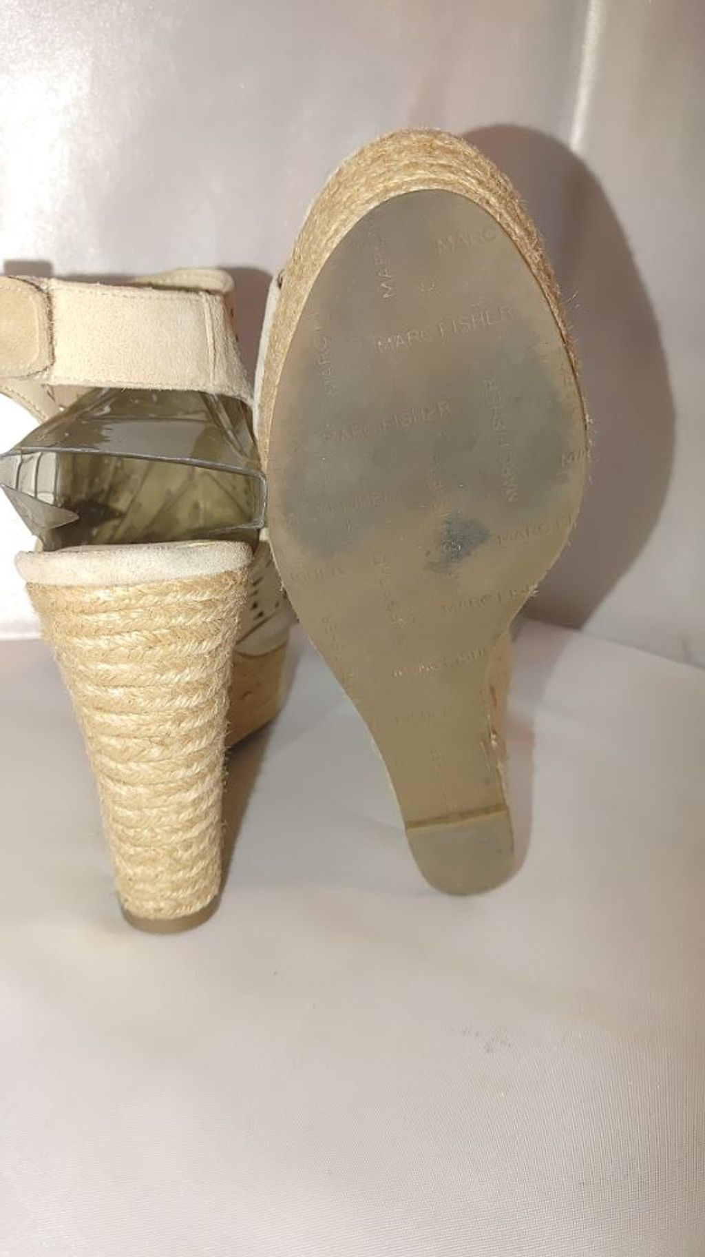 Marc Fisher Marc Fisher Harlea Wedge Sandal Size 6.5M in Color New Ambra Size US 6.5 / IT 36.5 - 7 Thumbnail