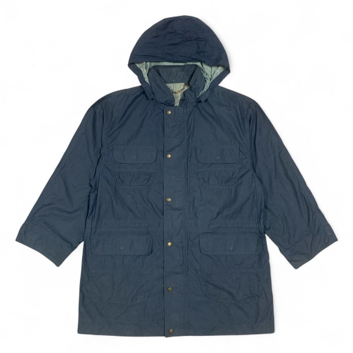 Alfred Dunhill Vtg Alfred Dunhill Cotton Resin Waterproof Utility Jacket Size US XS / EU 42 / 0 - 1 Thumbnail