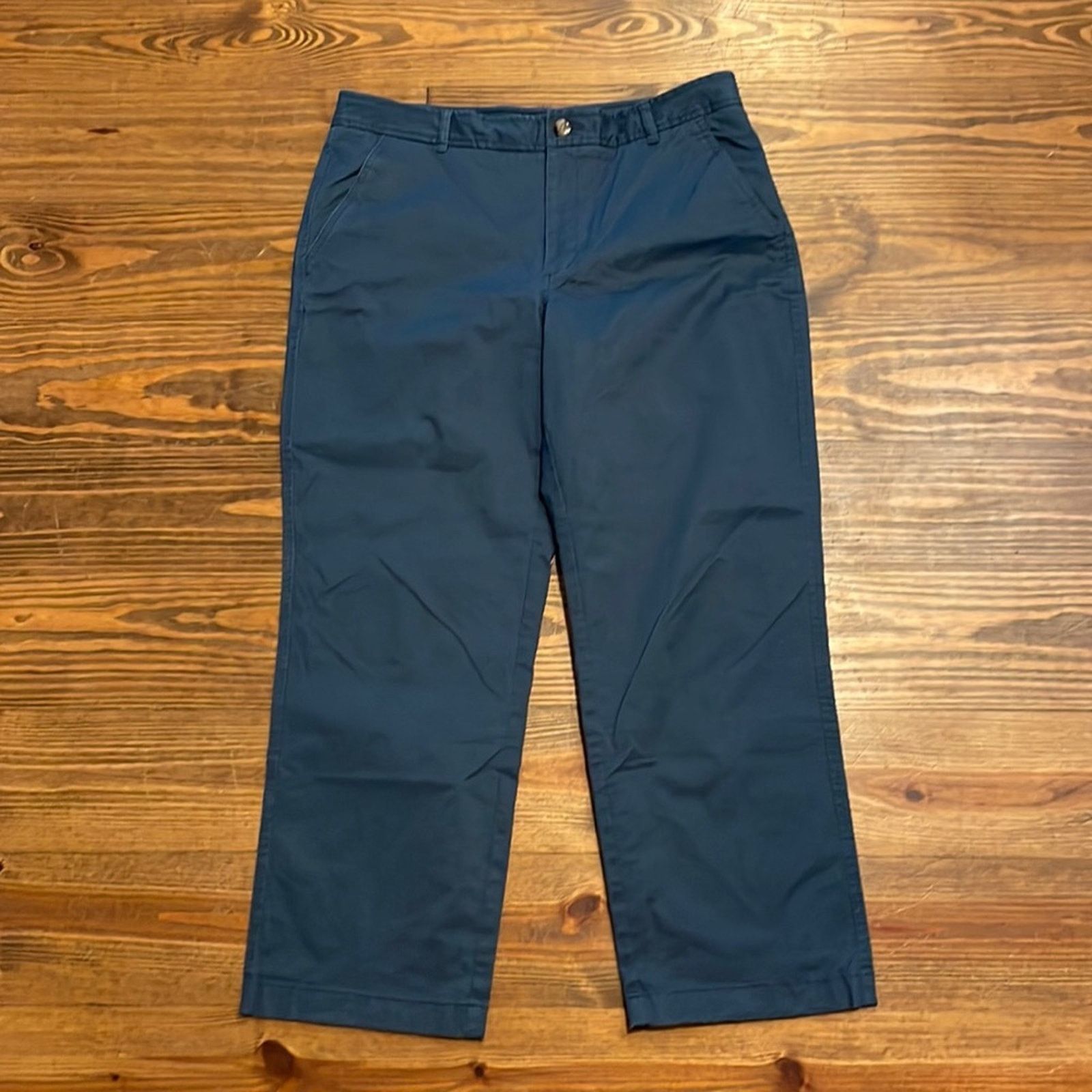 L.L. Bean LL Bean, Favorite Fit Navy Chino Pant,size 10 Size 32" / US 10 / IT 46 - 1 Thumbnail