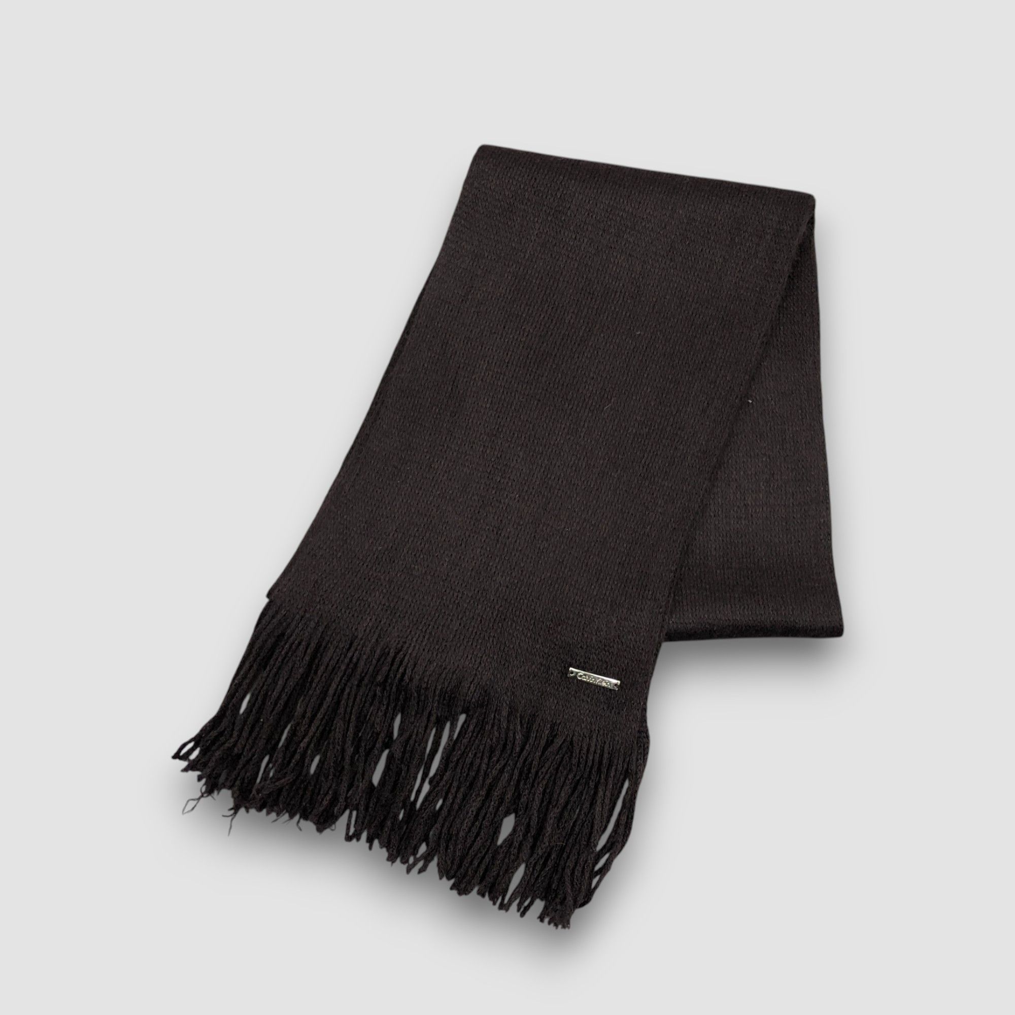 Calvin Klein Vintage Calvin Klein Scarf Muffler Wool Knit Scarves Size ONE SIZE - 2 Thumbnail