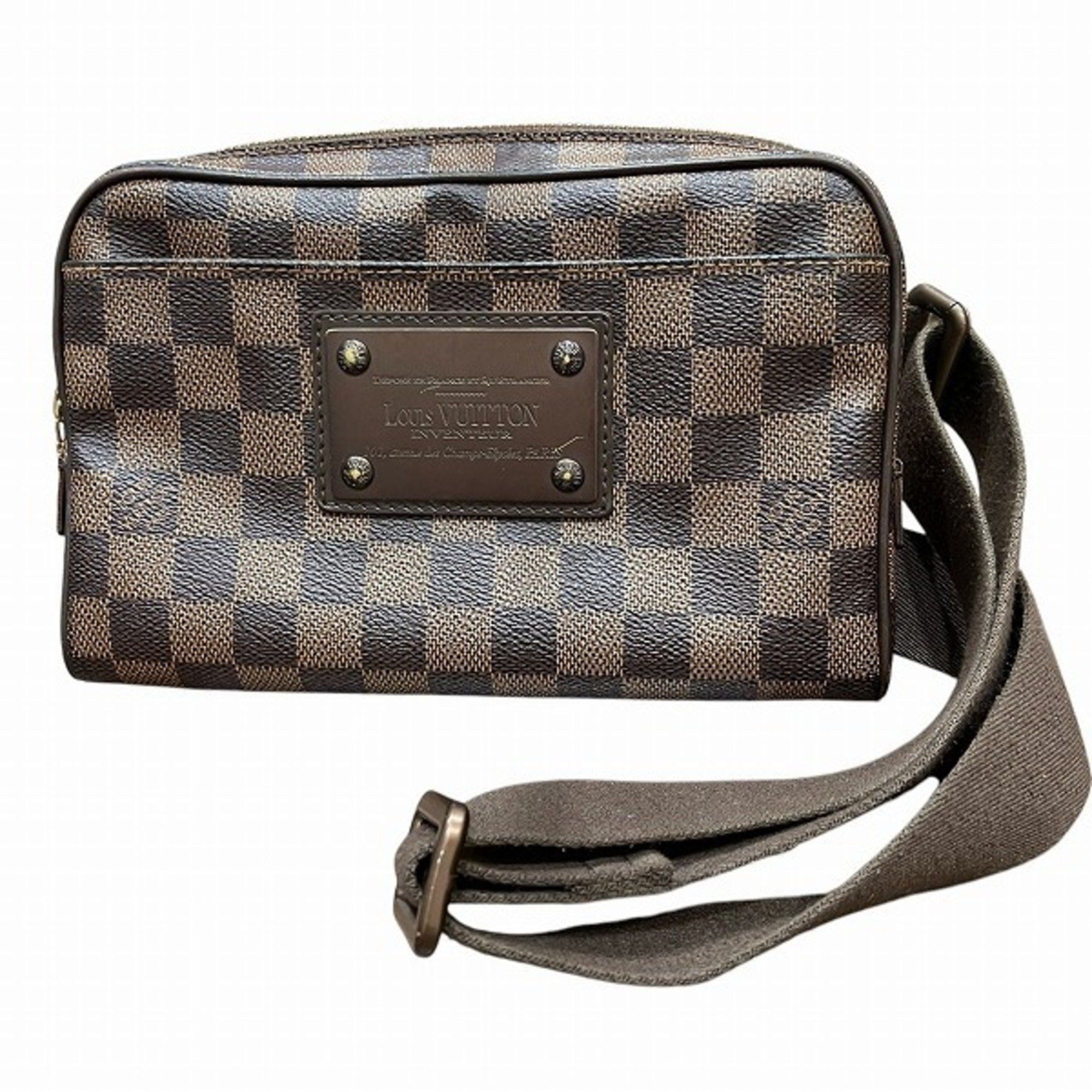 Louis Vuitton Damier Bumbag Brooklyn N41101 Bag Shoulder Bag Men's Women's in Brown