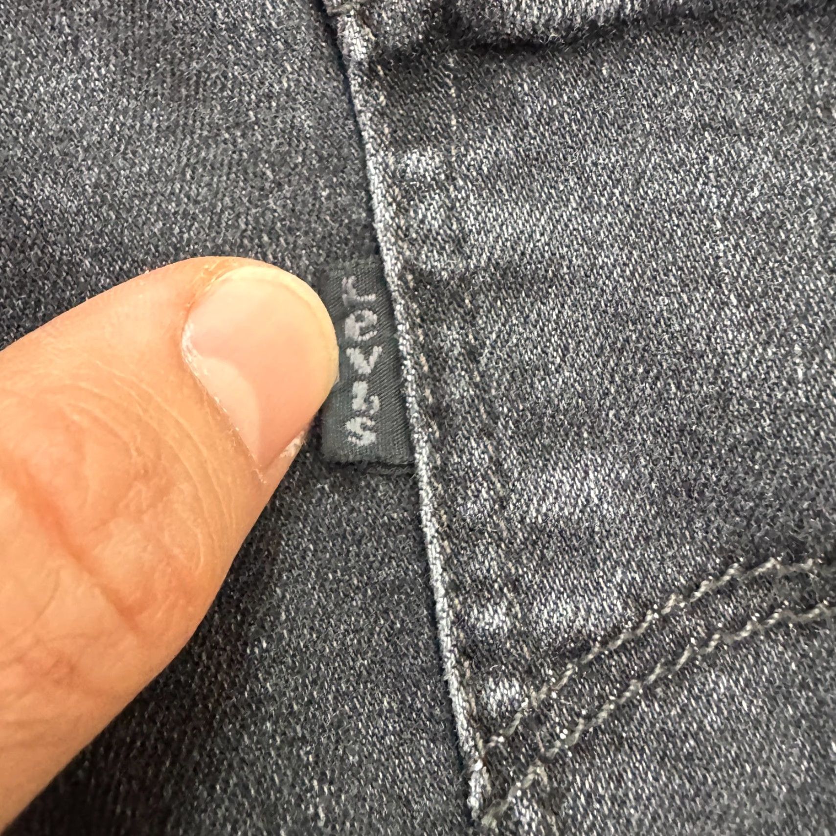 Levi's Levi's 712 High Rise Skinny Denim Jeans Womens 28x30 Black Washed Casual Stretch Size 28" / US 6 / IT 42 - 6 Thumbnail