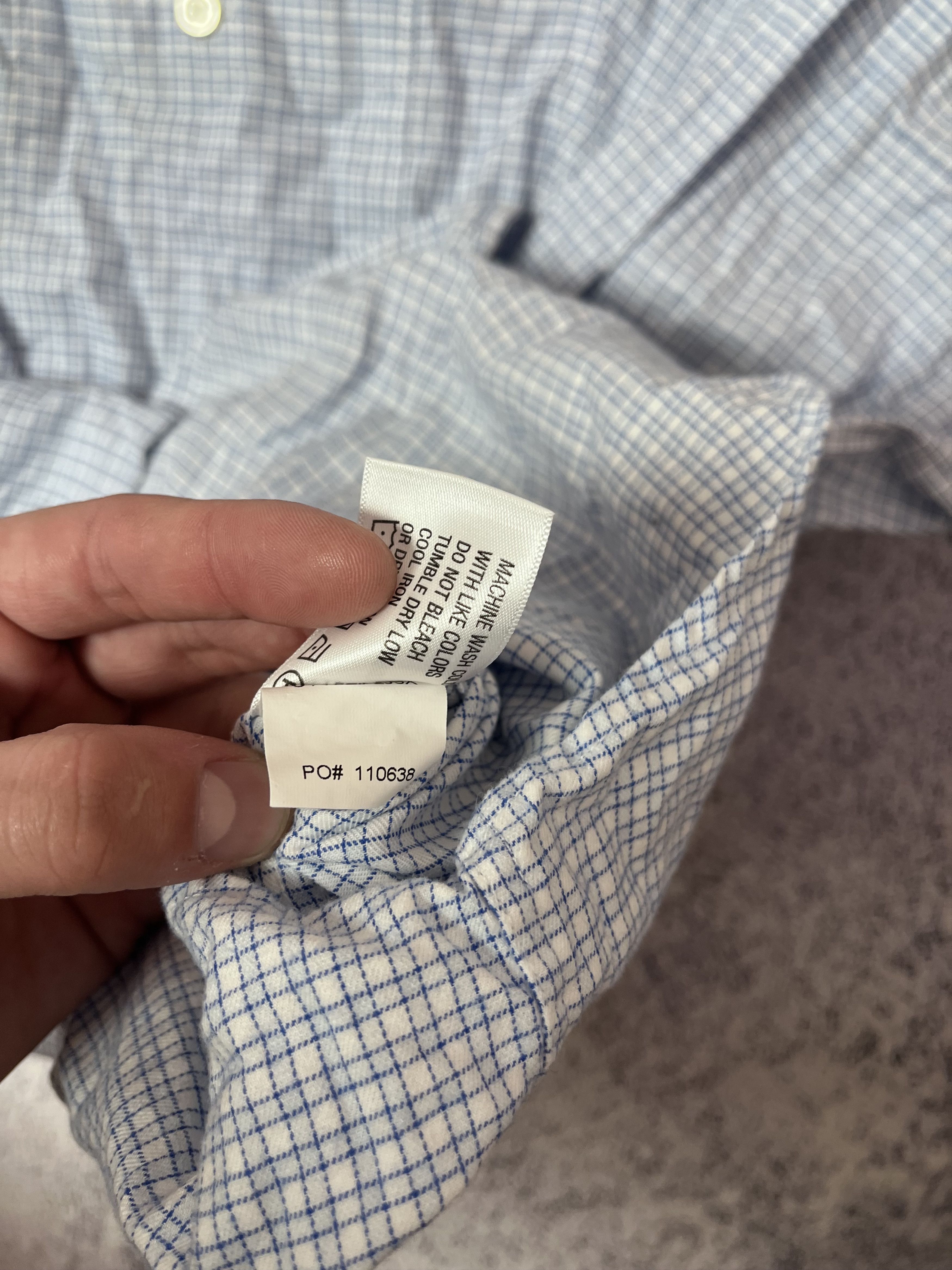 Orvis Mens shirt Eton Custom Made Size US L / EU 52-54 / 3 - 12 Thumbnail
