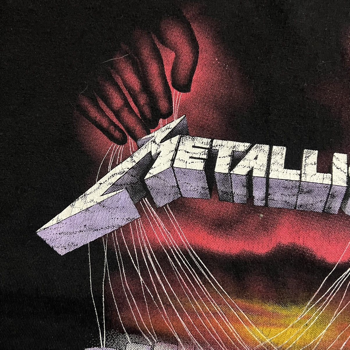 Metallica × Vintage Vintage Metallica Master Of Puppets T-Shirt Size US XL / EU 56 / 4 - 4 Thumbnail