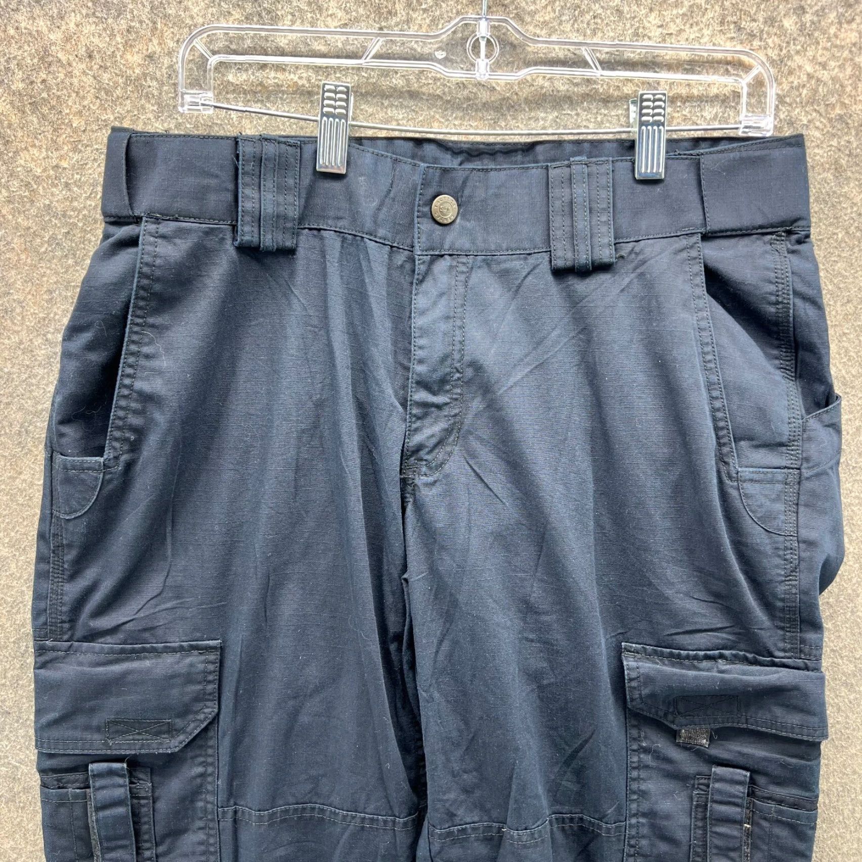 Vintage VINTAGE? No — 5.11 Tactical Pants Women 12 Blue Cargo Ripstop TACLITE EMS 64369 Size 34" / US 12 / IT 48 - 5 Thumbnail