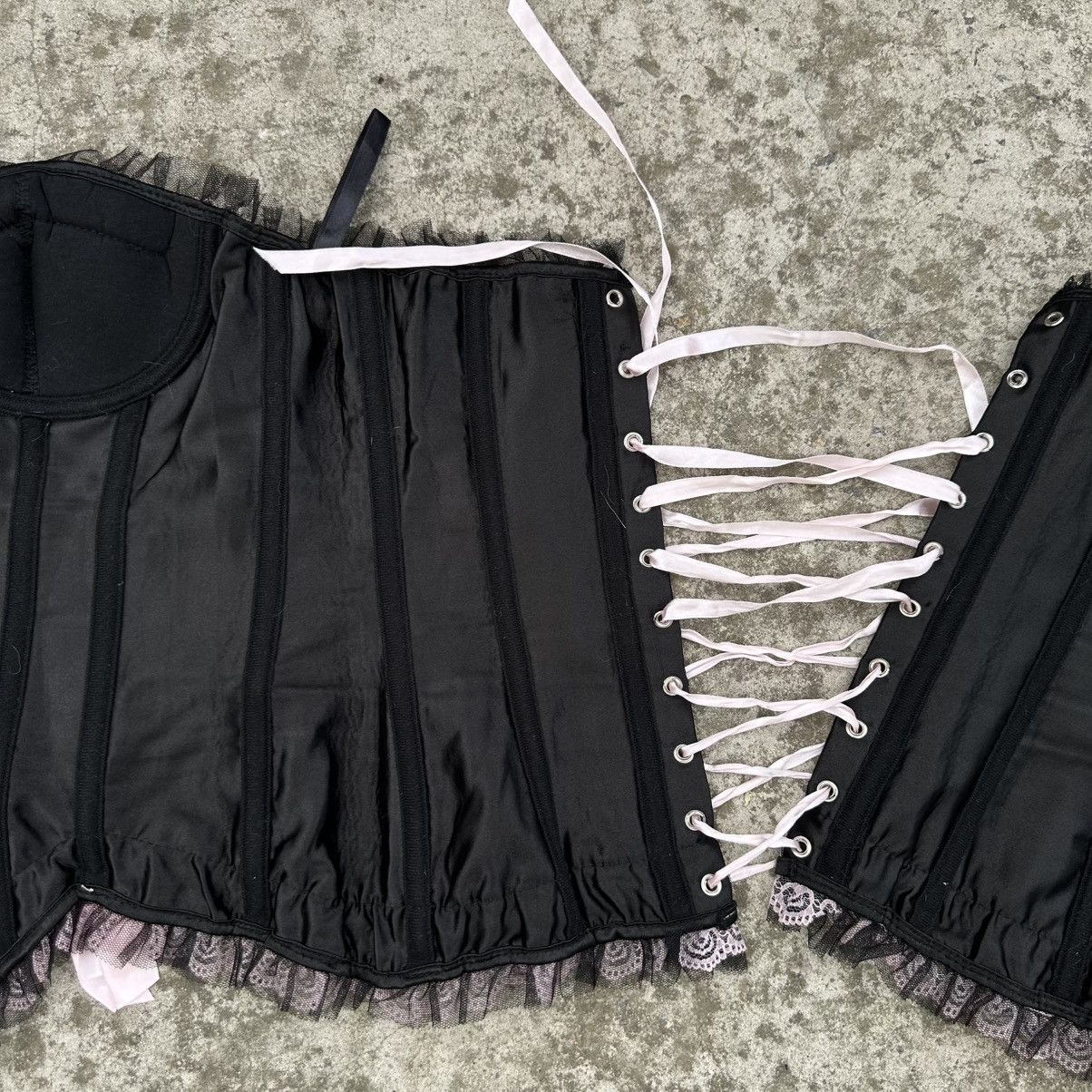 Number 288 Vintage Women’s Corset Gothic Punk Trend Hype Beast Size M / US 6-8 / IT 42-44 - 14 Thumbnail