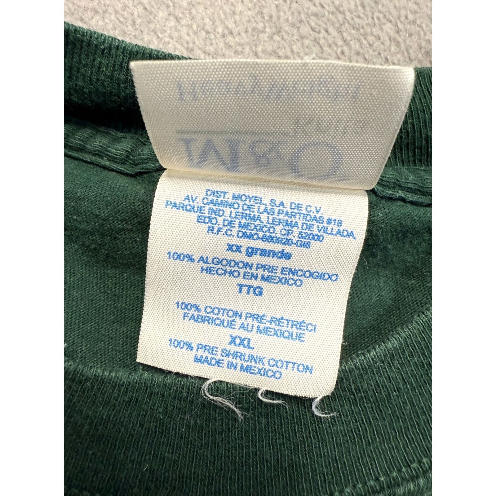 Vintage Vintage M&O KNITS Shirt Mens 2XL Green Knitted T-Shirt Canada M&O Knits Haliburton Scout reserve Canada Green Shirt Mens 2XL Size US XXL / EU 58 / 5 - 3 Thumbnail
