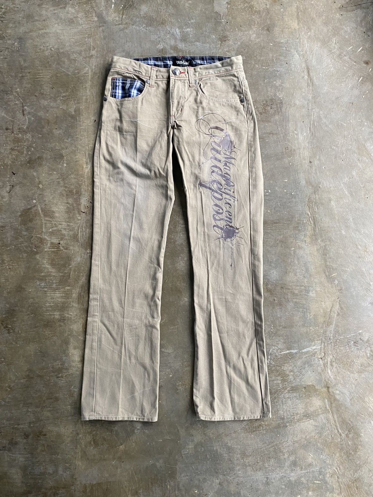 Japanese Brand × KMRii × Tornado Mart japanese wildlife pants y2k syle unisex Size 28" / US 6 / IT 42 - 1 Thumbnail