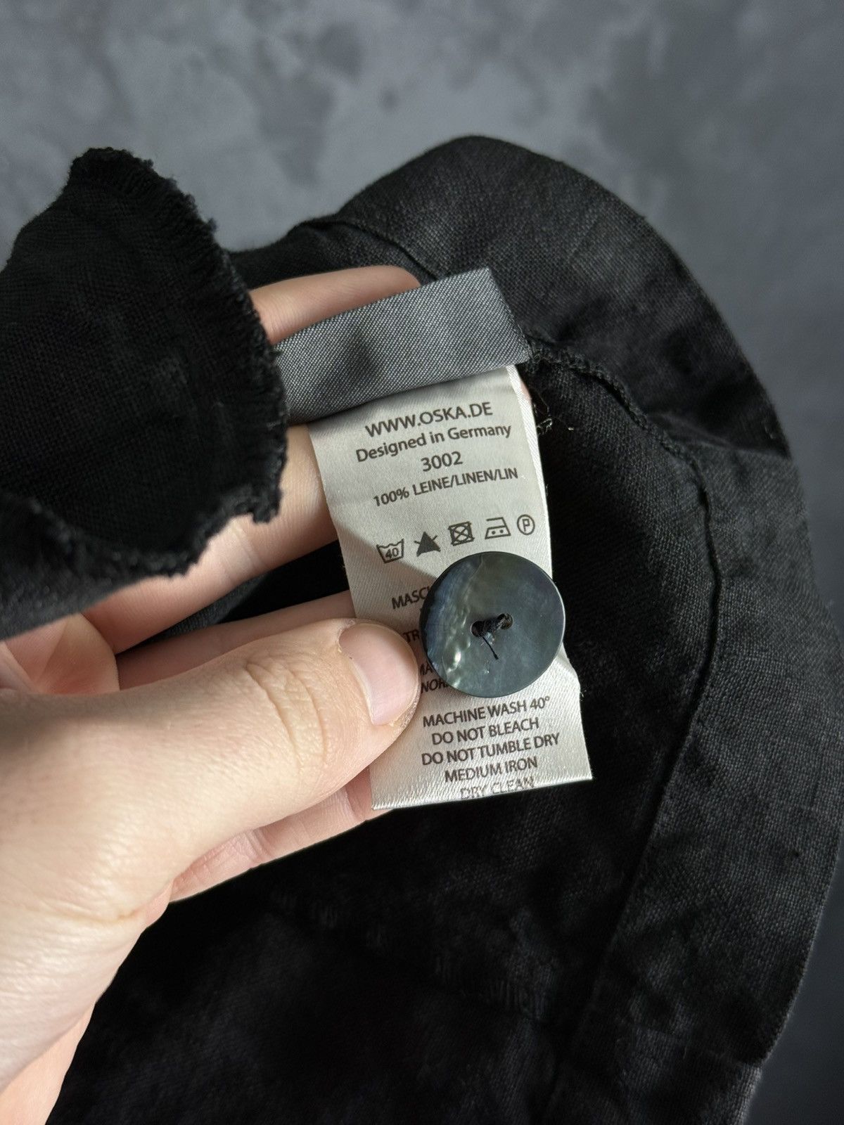 OSKA OSKA Black Light Linen Twill Button Front Jacket Sz1 Regular Size S / US 4 / IT 40 - 14 Thumbnail