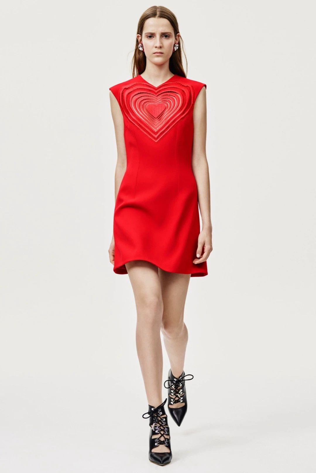 Christopher Kane Christopher Kane Heart Embroidered Dress Size XS / US 0-2 / IT 36-38 - 1 Thumbnail
