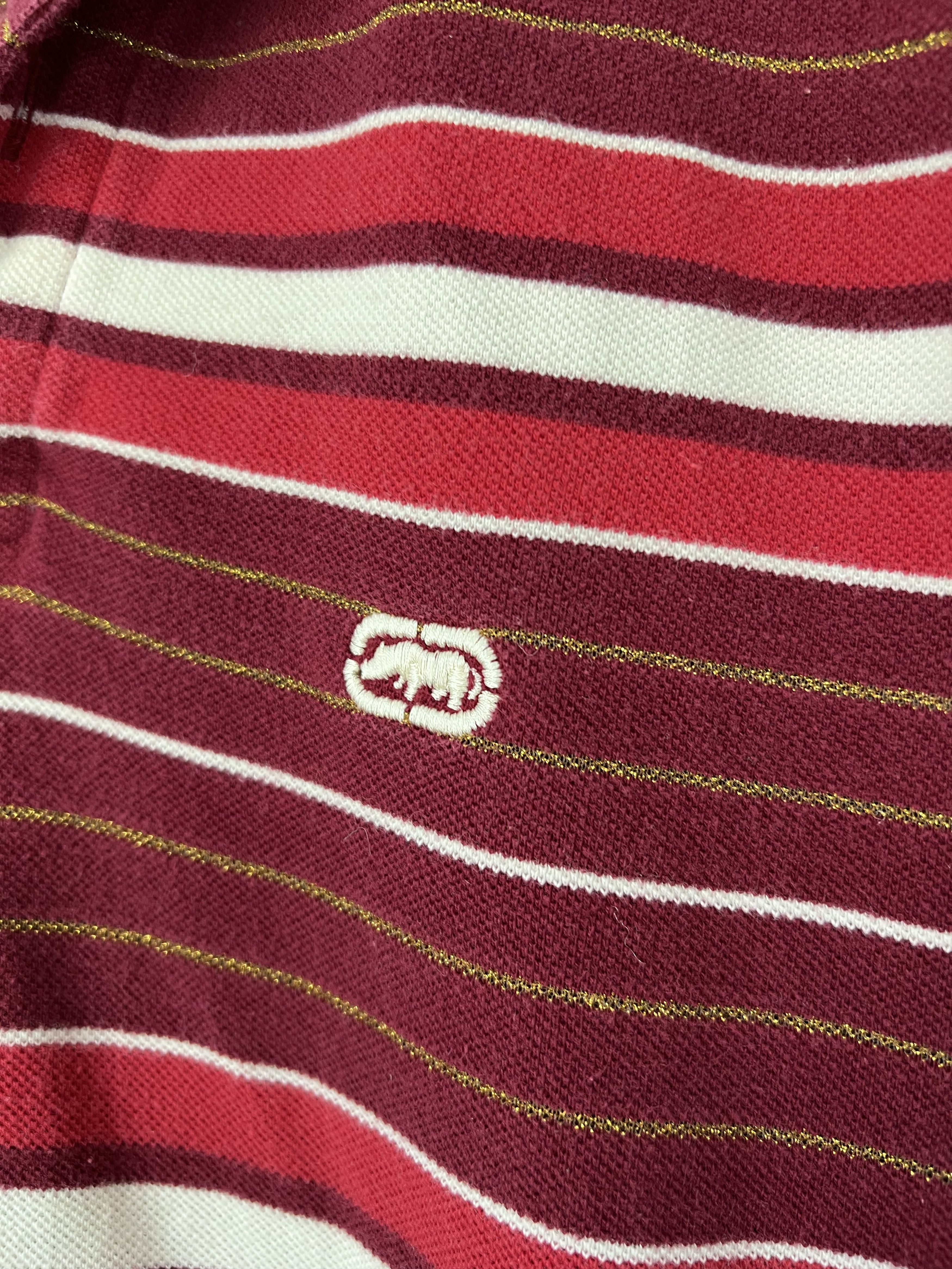 Ecko Unltd. Y2K Ecko Unltd. Striped Polo in Red Size US M / EU 48-50 / 2 - 4 Thumbnail