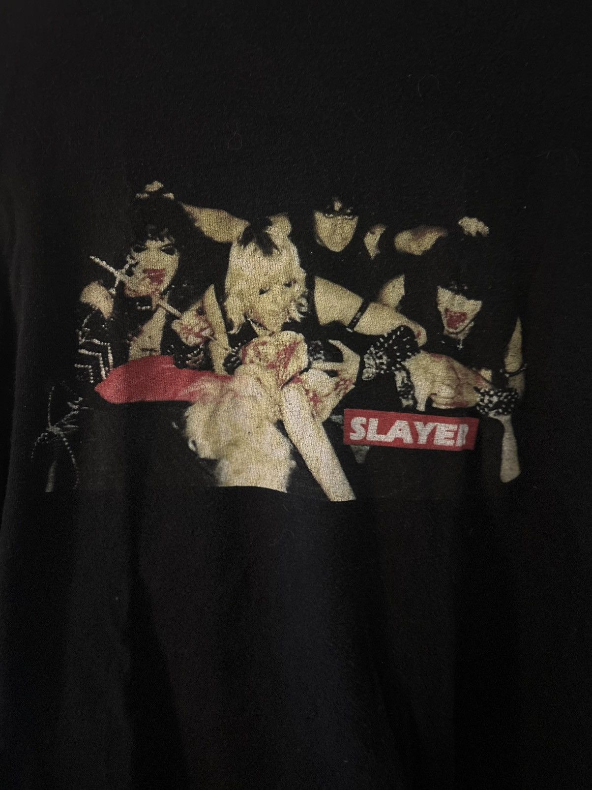 Supreme Slayer x Supreme Tee Shirt (Black) Size US L / EU 52-54 / 3 - 3 Thumbnail
