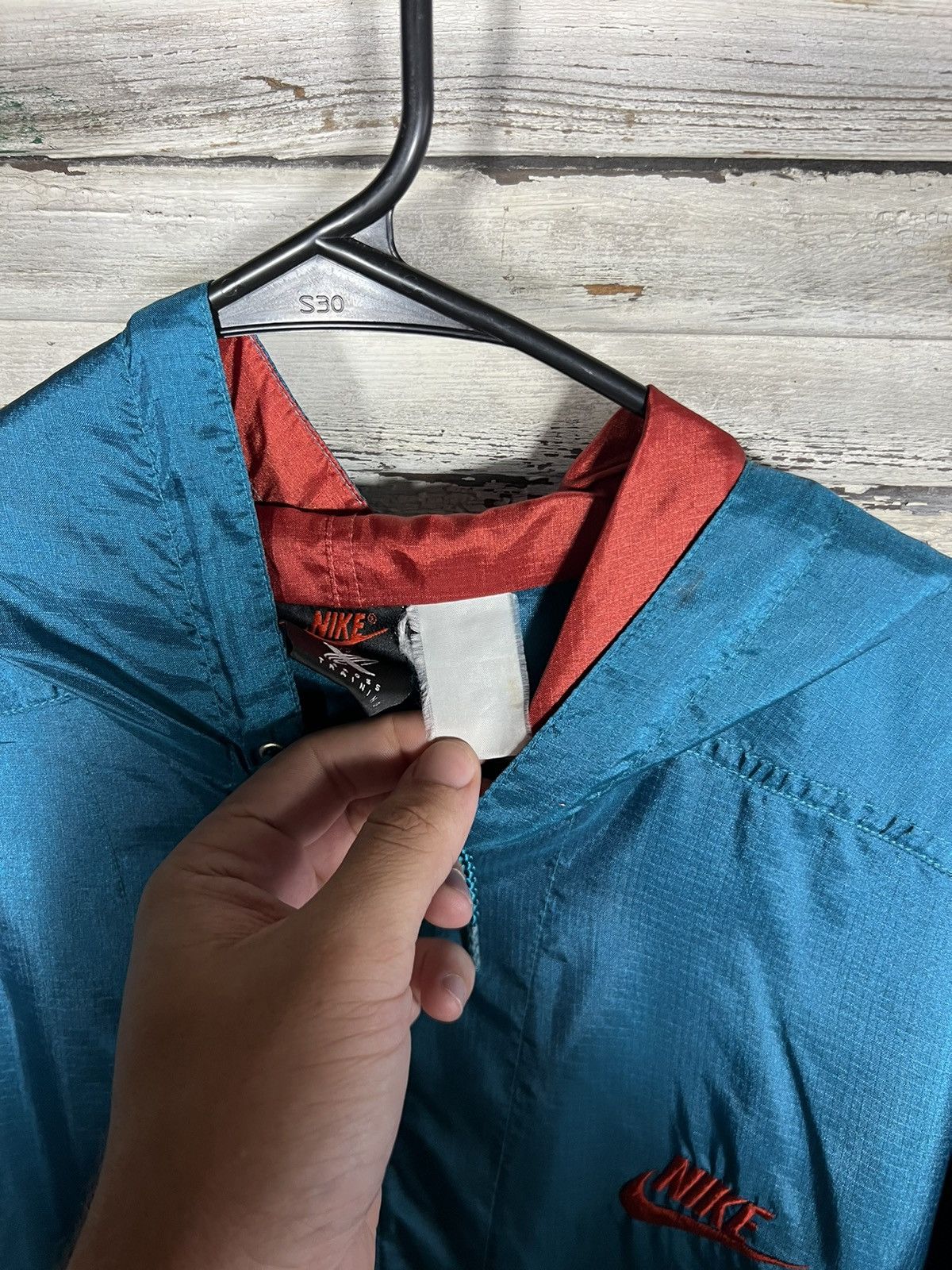 Nike × Vintage Vintage Nike Windbreaker Size US XL / EU 56 / 4 - 4 Thumbnail