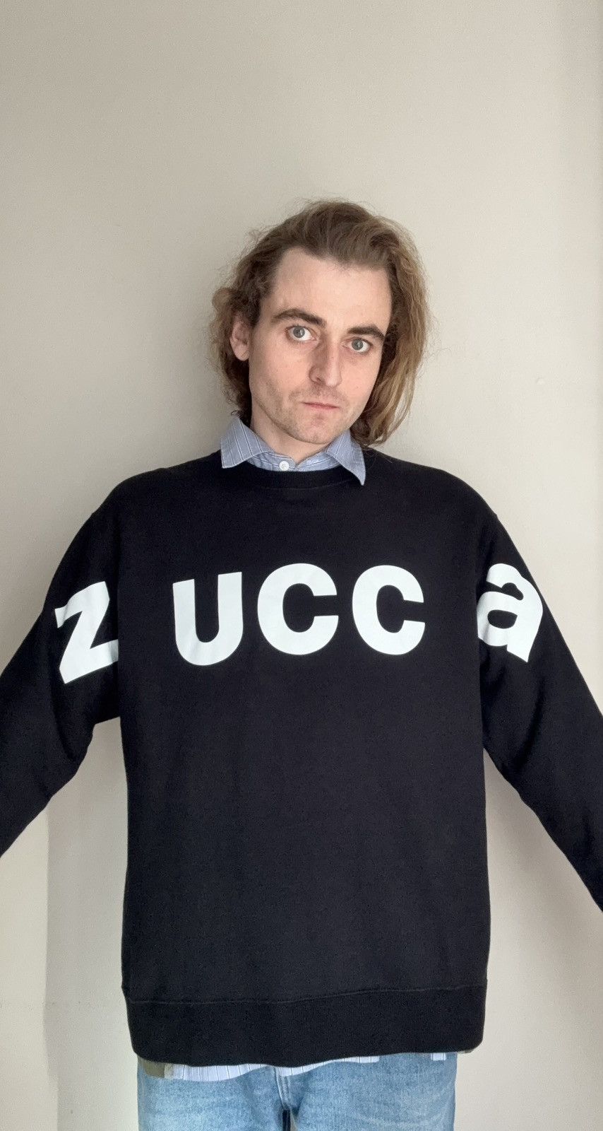 CABANE de ZUCCa ZUCCA XL Logo Crewneck Sweatshirt Size US XL / EU 56 / 4 - 17 Thumbnail