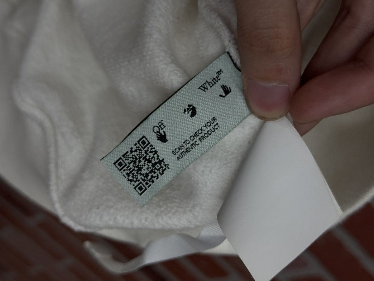 Off-White Off White Mens Hoodie Size M White Pre Owned 🧼 Size US M / EU 48-50 / 2 - 16 Thumbnail