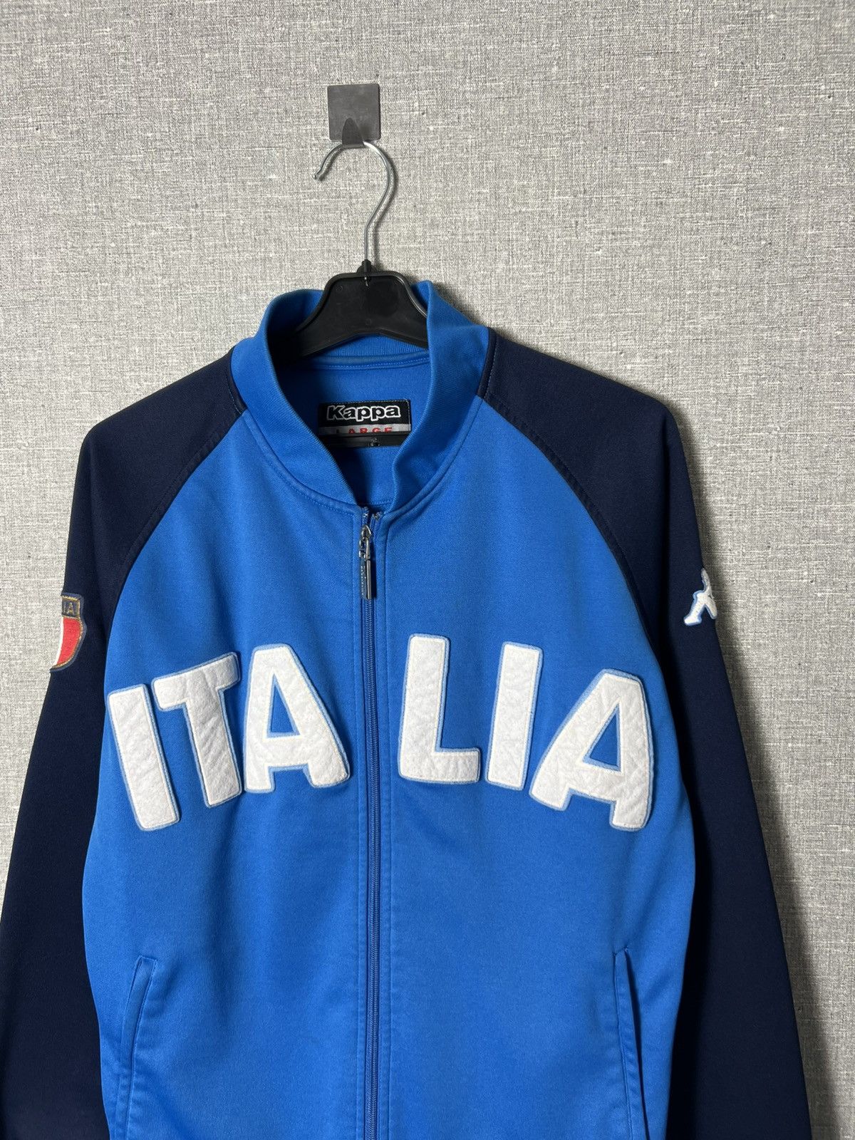 Kappa Vintage 2002 Kappa Italia Big Logo Football Track Top Jacket Size US L / EU 52-54 / 3 - 7 Thumbnail