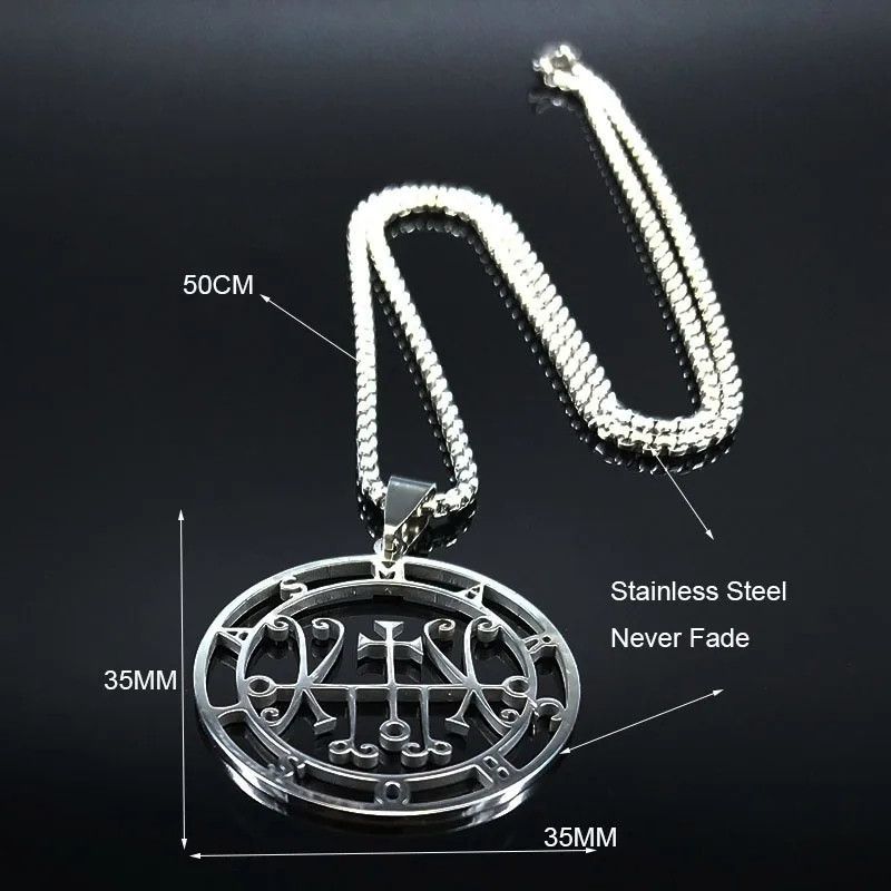 Jewelry Sceal Sigil De Marchosias Pendant Necklace Emblem Talisman Size ONE SIZE - 5 Thumbnail