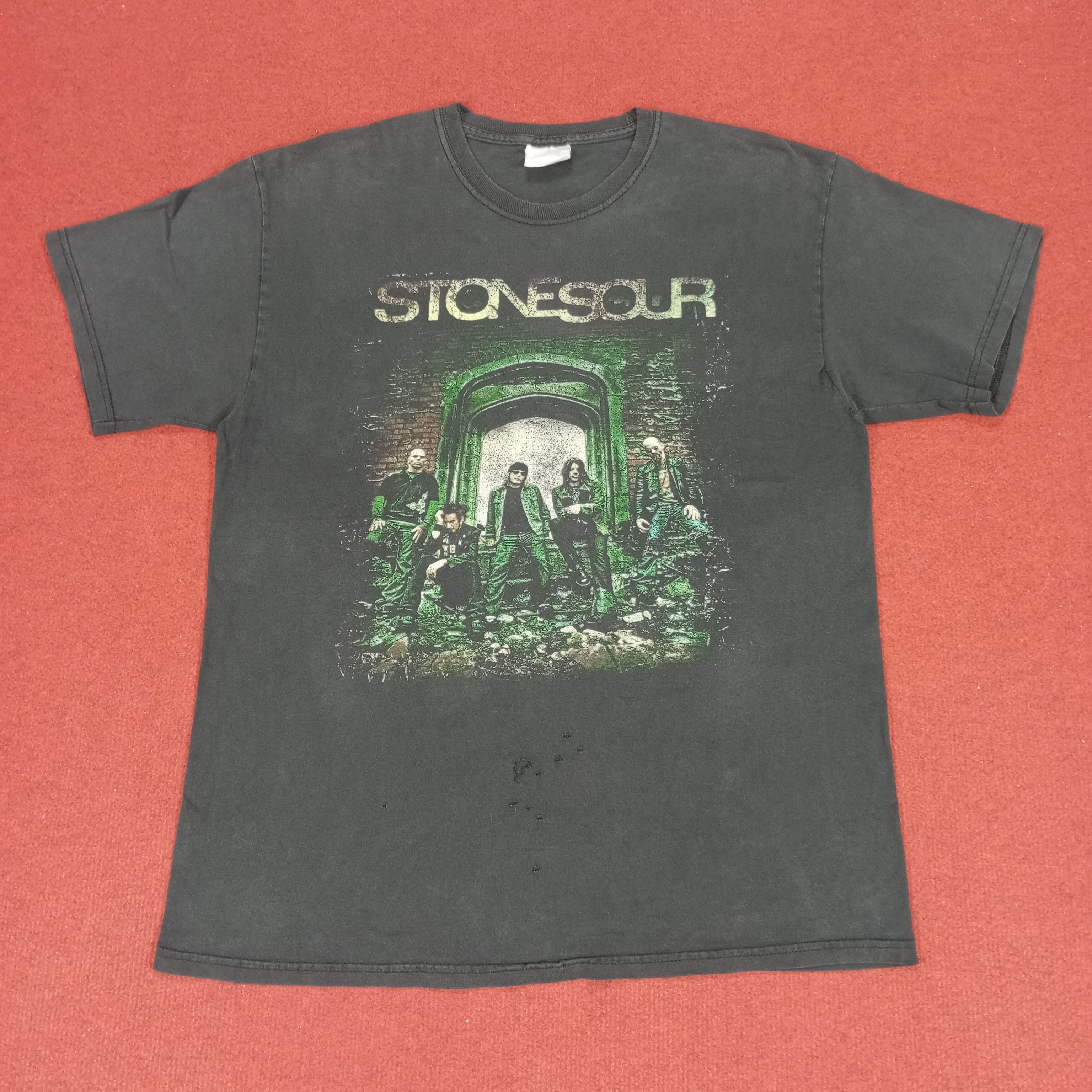 Band Tees × Vintage Stonesour Rock Band Music Distressed Tshirt Phototees Style Size US M / EU 48-50 / 2 - 1 Thumbnail