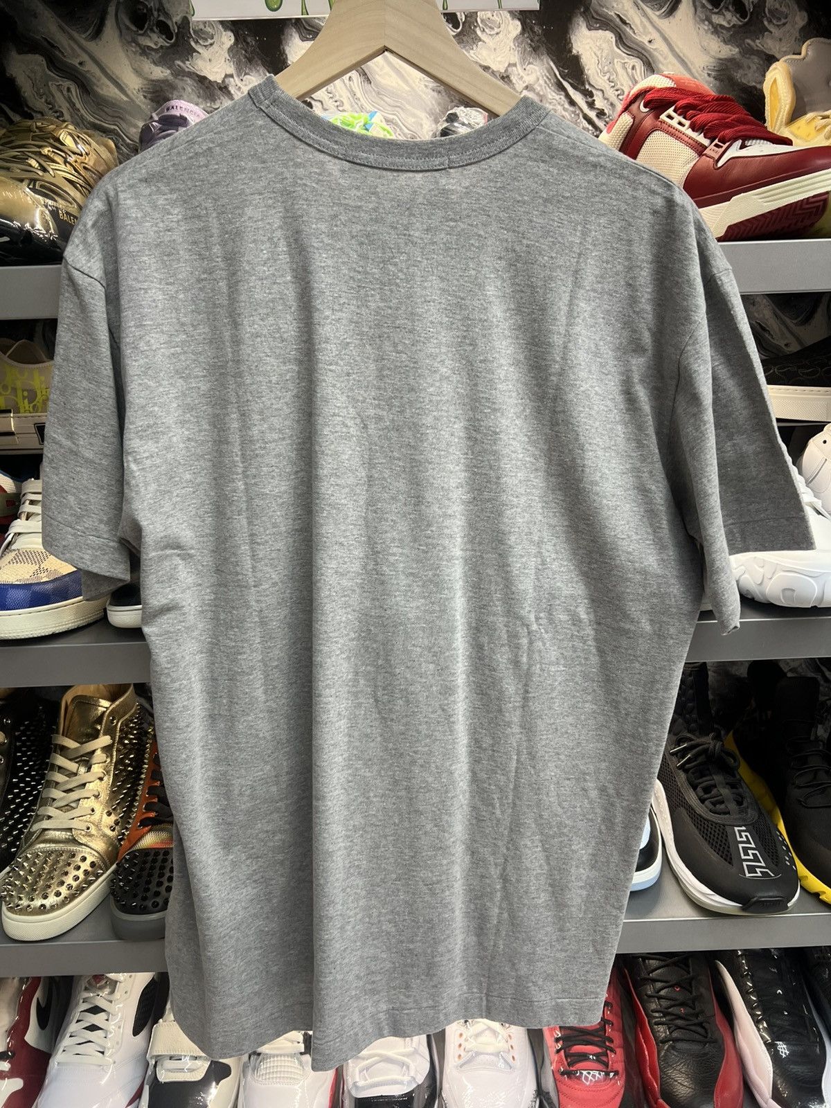Comme des Garcons PLAY CDG Grey Tee Size US XXL / EU 58 / 5 - 2 Thumbnail