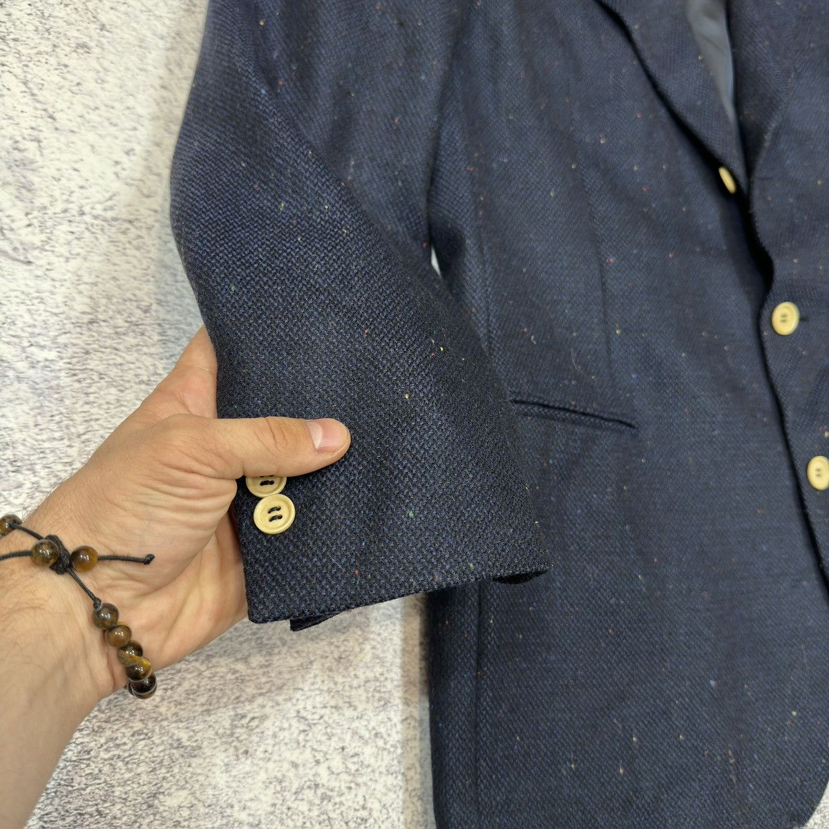Ermenegildo Zegna Ermenegildo Zegna Mens Wool Blazer 52R Size 52R - 3 Thumbnail