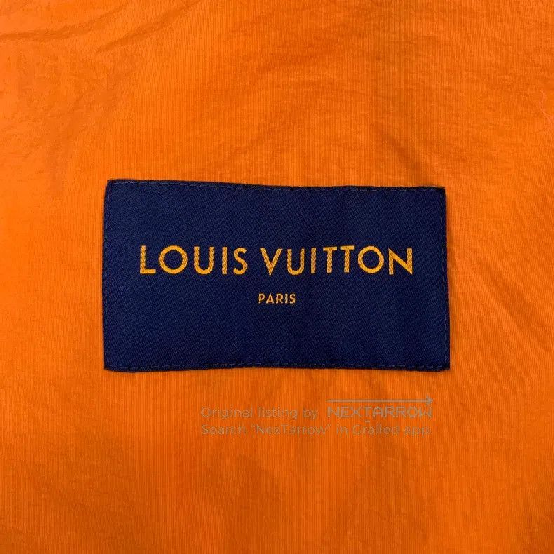 Louis Vuitton Louis Vuitton Orange cotton chain-zip hooded padded jacket Size US S / EU 44-46 / 1 - 5 Thumbnail
