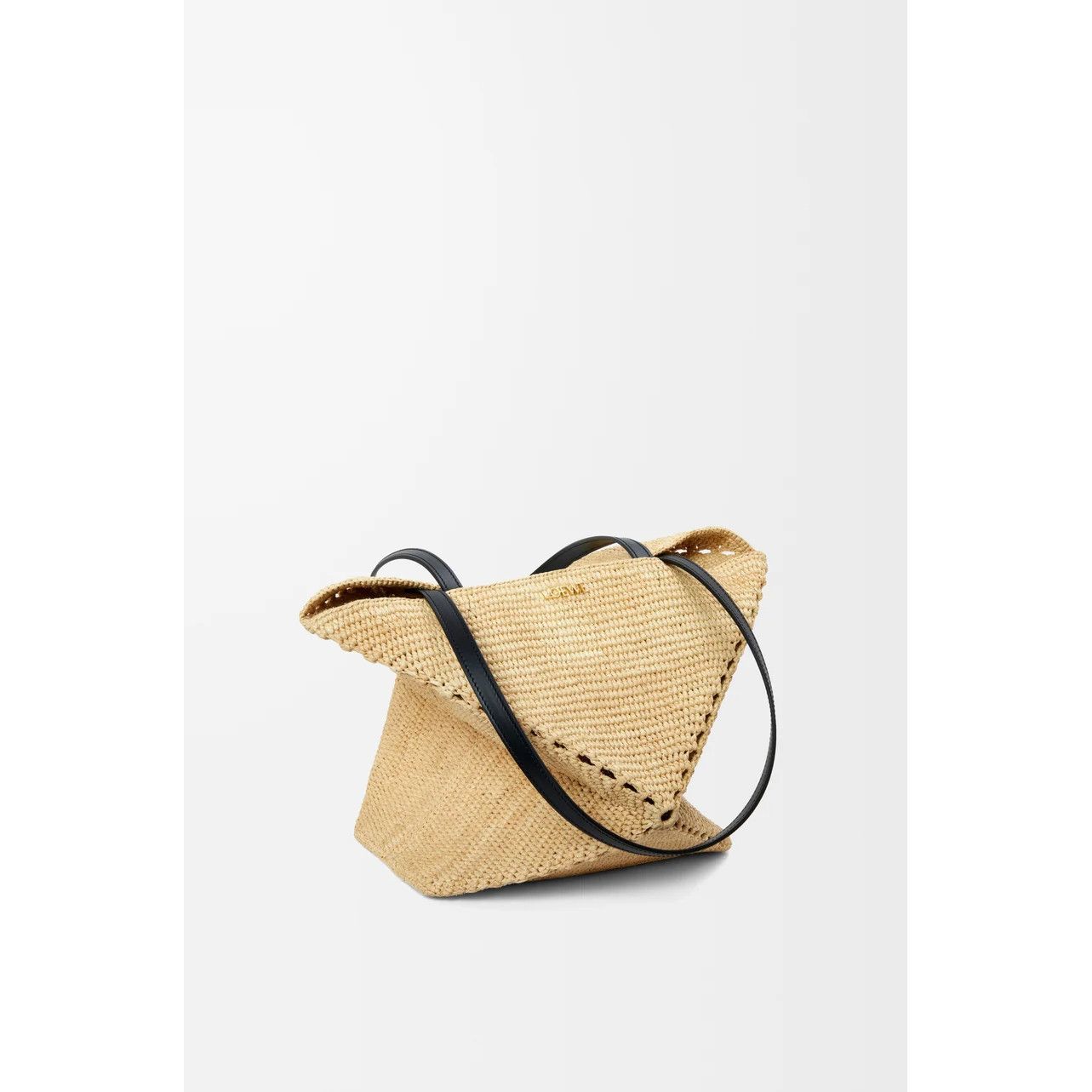 Loewe LOEWE Puzzle Medium Fold $1990 Natural Raffia Tote Bag New & Size ONE SIZE - 4 Thumbnail
