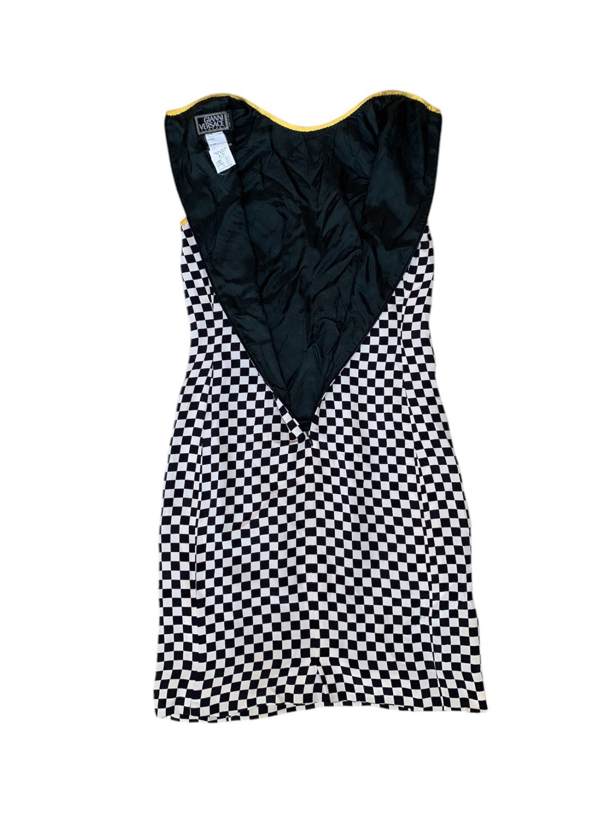 Versace × Vintage F/W 1995 checkerboard very rare Size S / US 4 / IT 40 - 8 Thumbnail