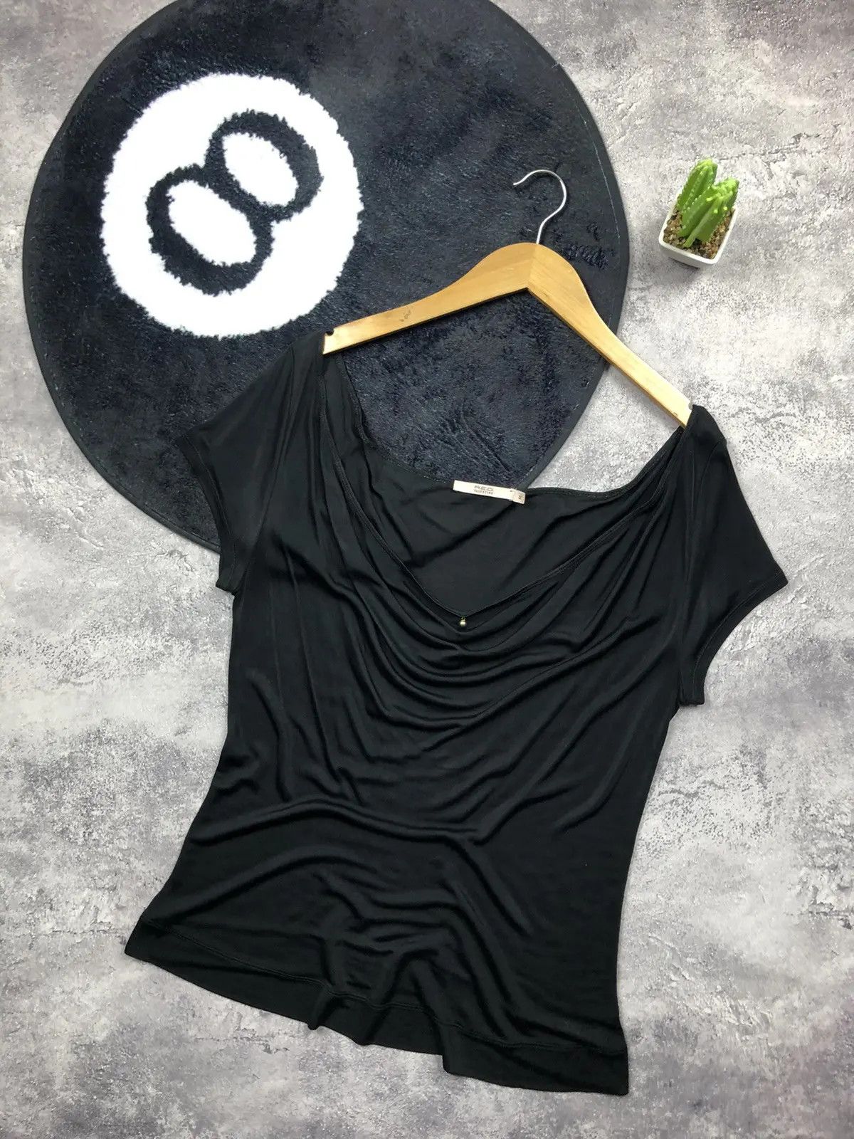 RED Valentino RED VALENTINO Vintage Avantgarde Black Shirt Dress T-shirt Size S / US 4 / IT 40 - 1 Thumbnail
