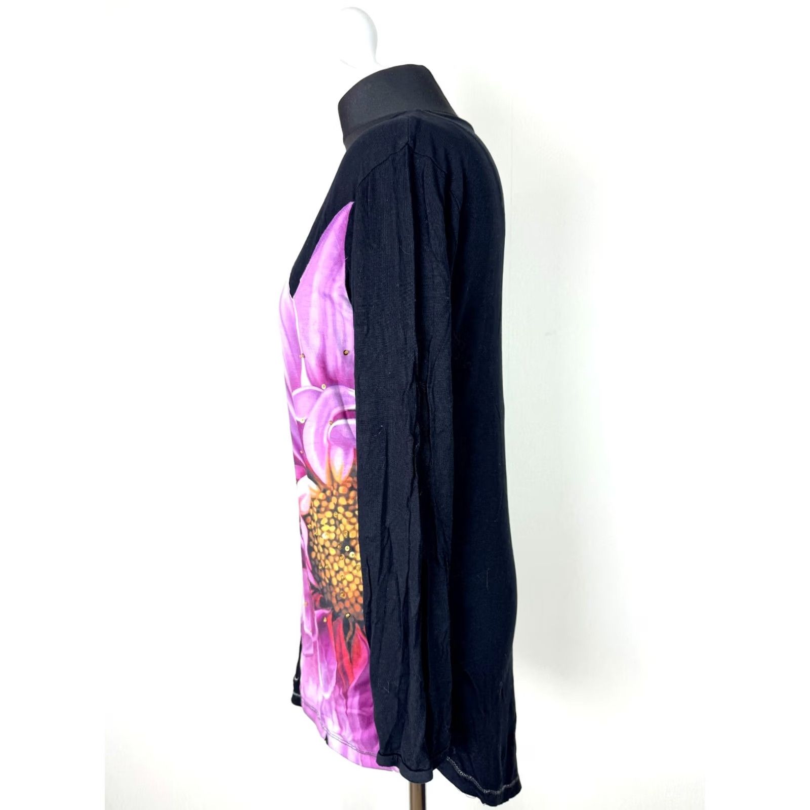 Desigual Desigual XL Womens Shirt Tunic Size XL Black Long Sleeve Defect Size XL / US 12-14 / IT 48-50 - 4 Thumbnail