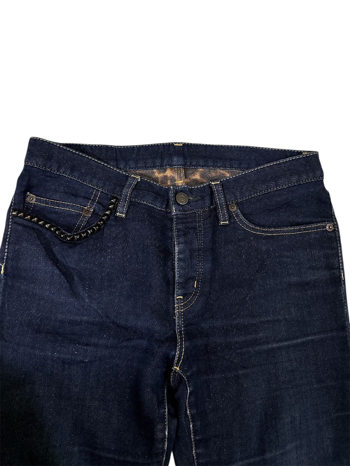 Hysteric Glamour Hysteric Glamour Studded Jeans Leopard Style Goa Lgb Y2K Size US 31 - 4 Thumbnail