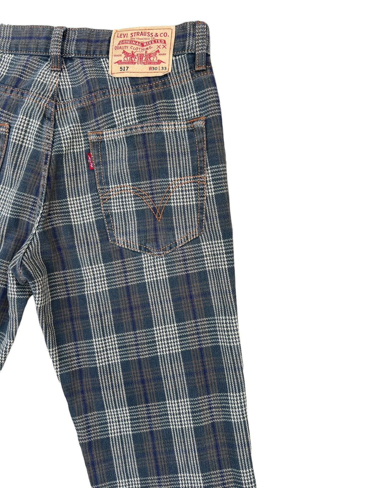 Levi's Vintage 2005 Levi’s 517 Checkered Bootcut Jeans Size US 30 / EU 46 - 16 Thumbnail