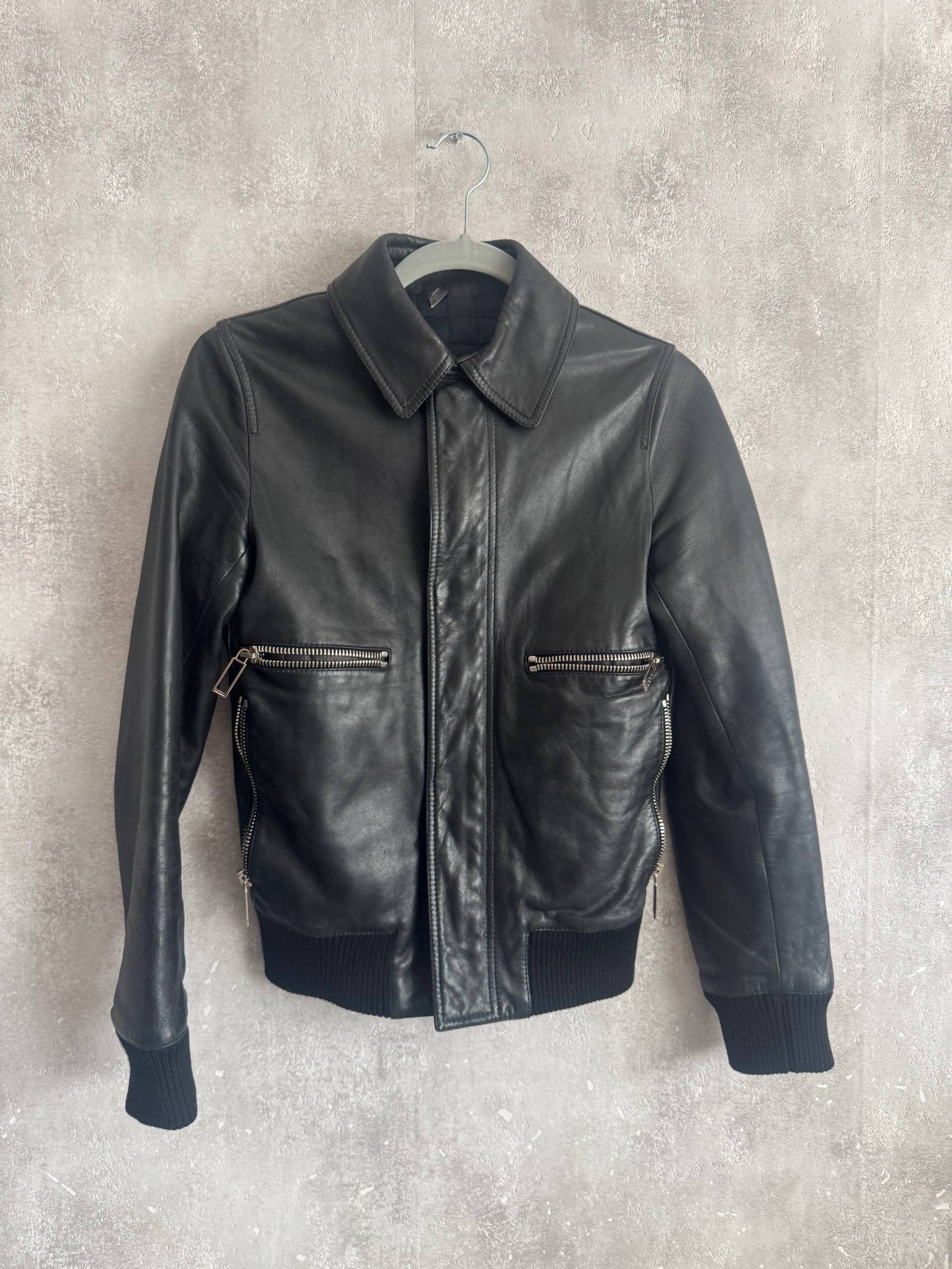 Dior × Hedi Slimane Dior Homme A2 Leather Jacket | Grailed