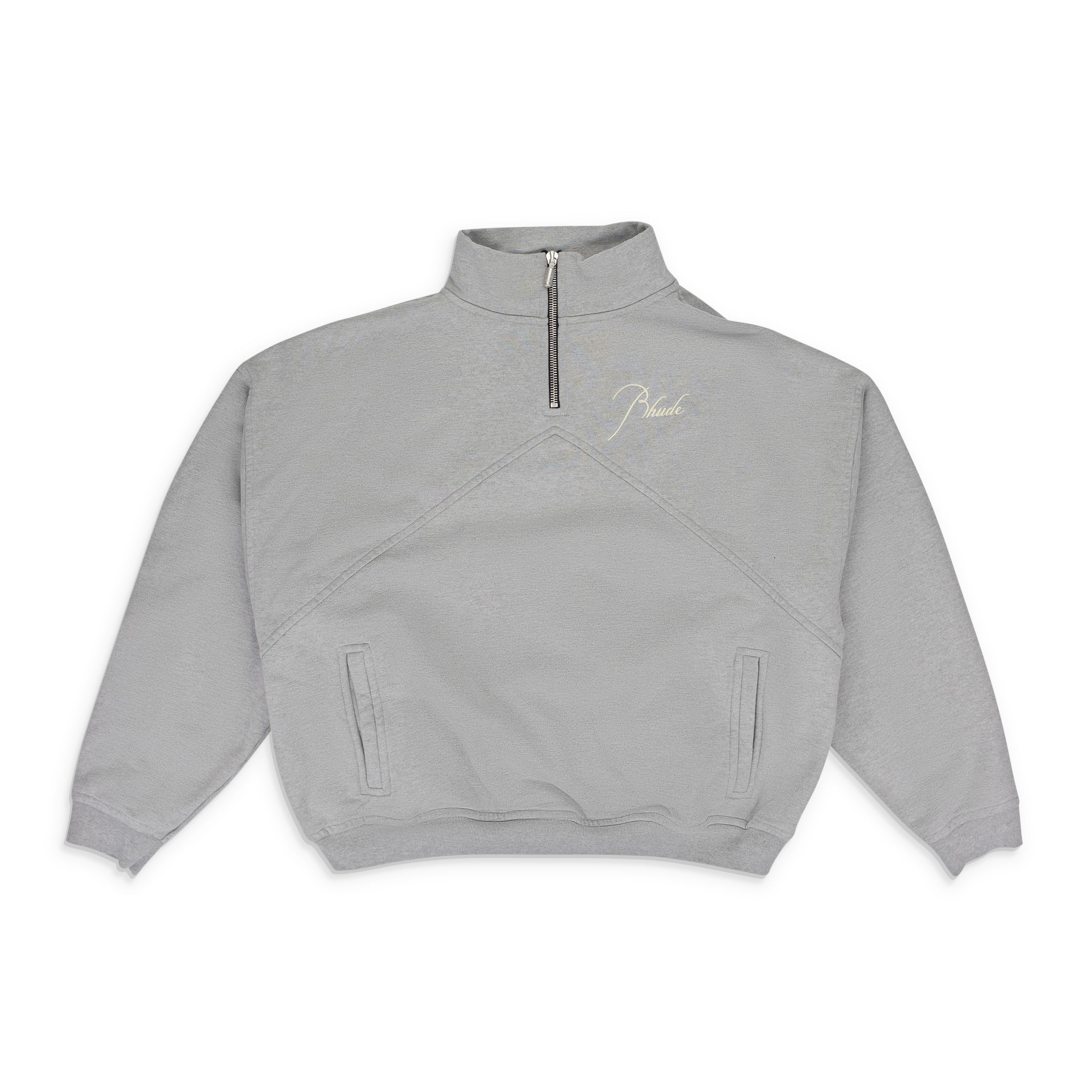 Rhude Script Logo Quarter Zip SIZE XL Size US XL / EU 56 / 4 - 1 Thumbnail