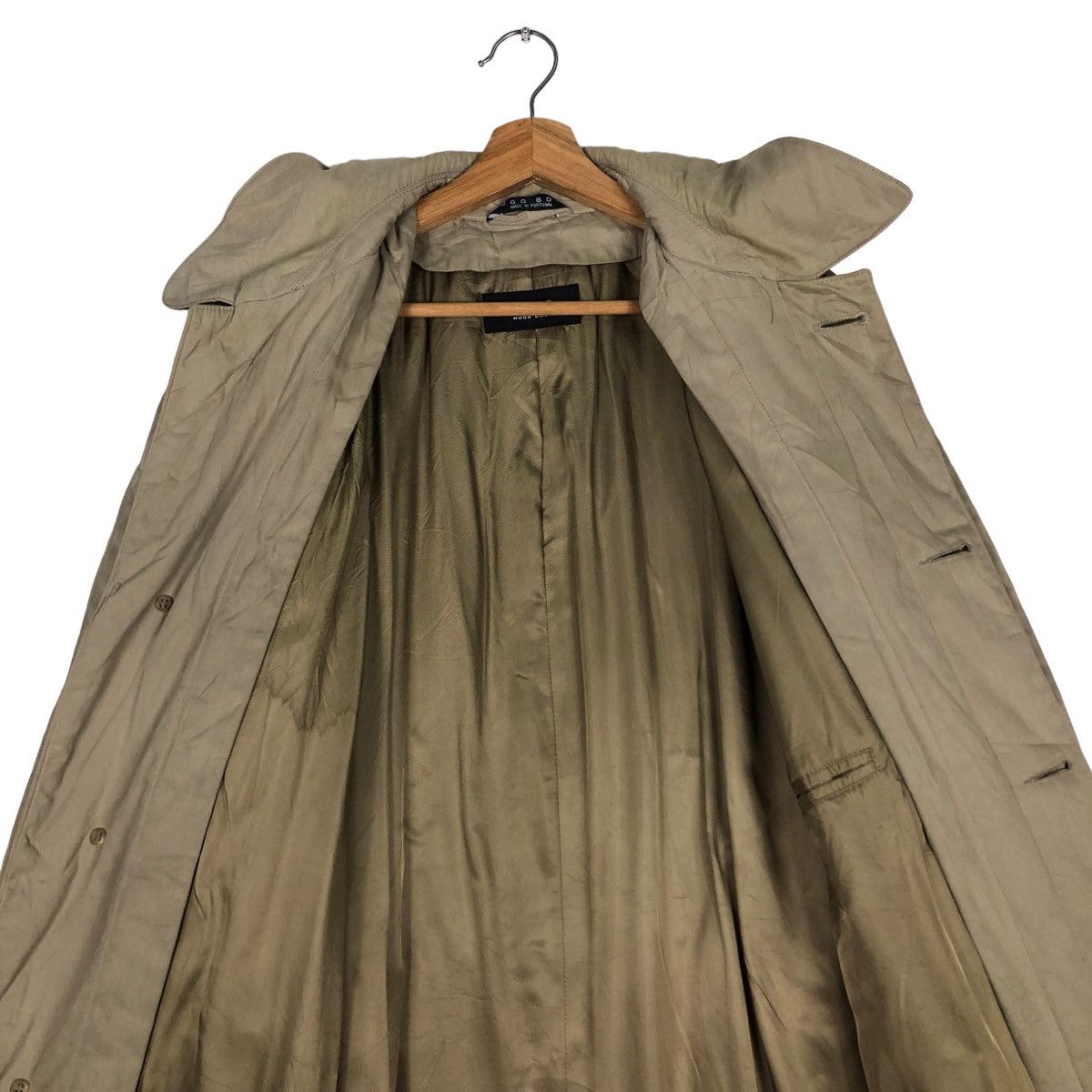 Hugo Boss 🔥Rich Brown - Fly Coats Long Jacket Hugo Boss Double Layer Size US M / EU 48-50 / 2 - 12 Thumbnail