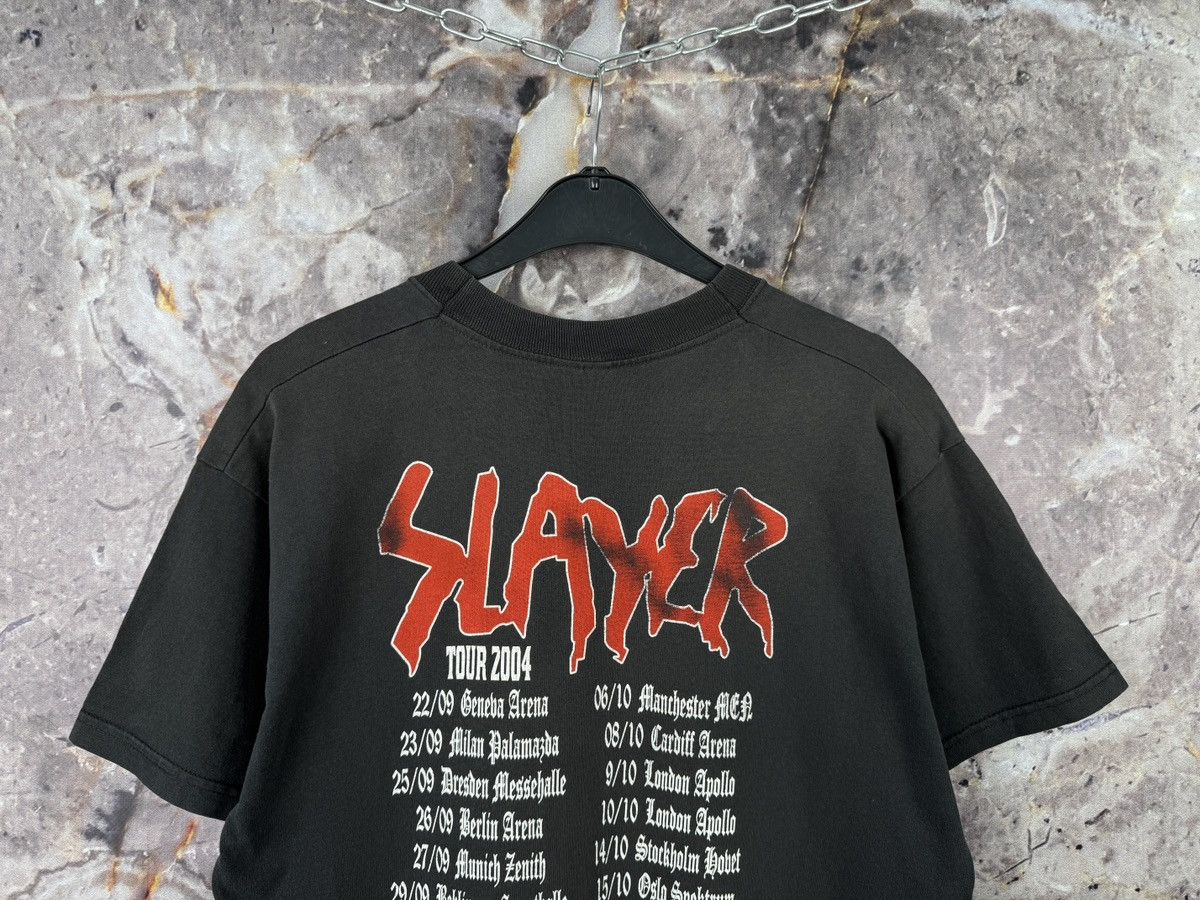 Band Tees Men’s Slayer T-Shirt Tour 2004 Rock Band Size Large Size US L / EU 52-54 / 3 - 12 Thumbnail