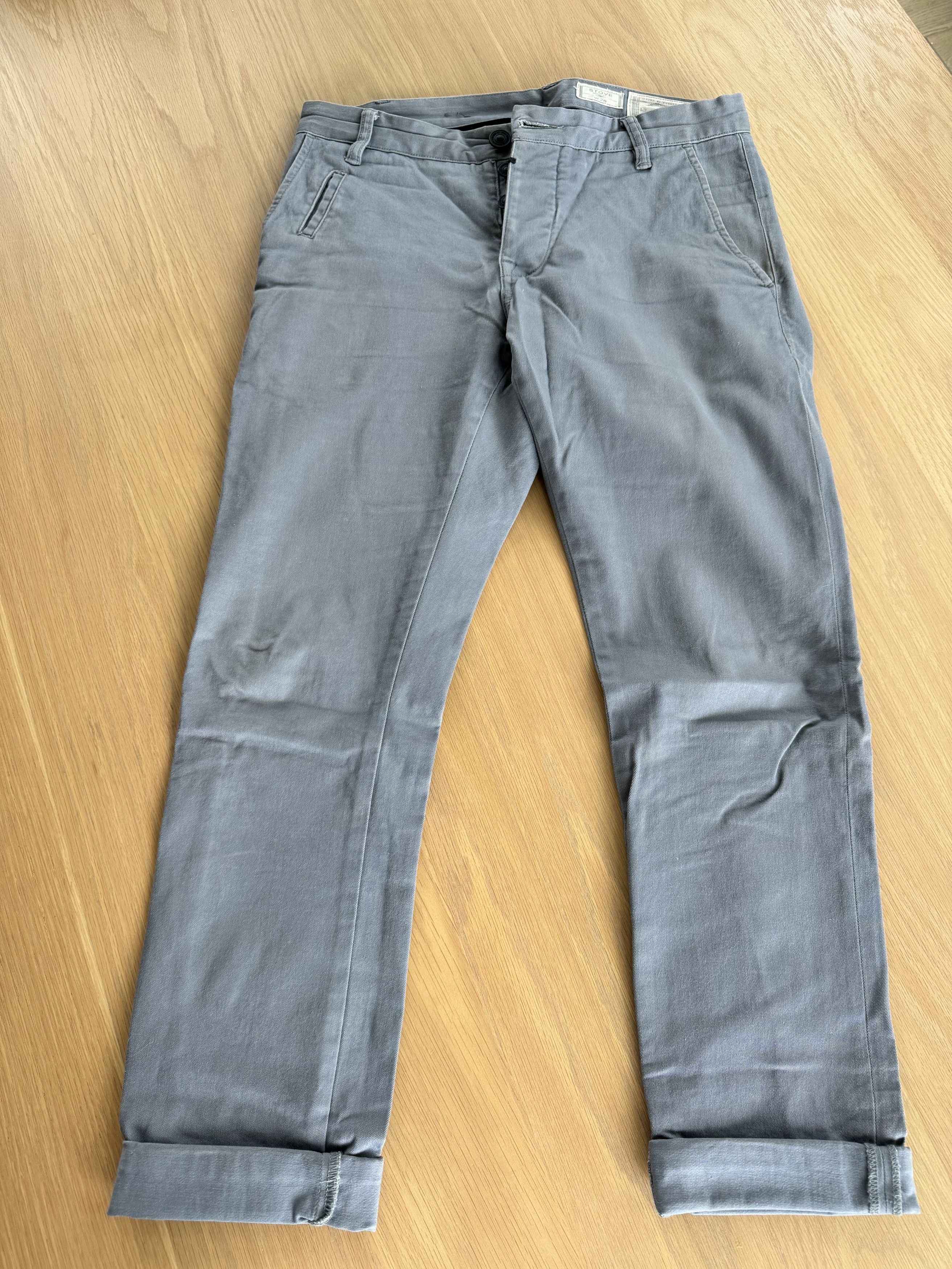 Allsaints All Saints Stove Chinos in Gray – Size 28 Size US 28 / EU 44 - 3 Thumbnail