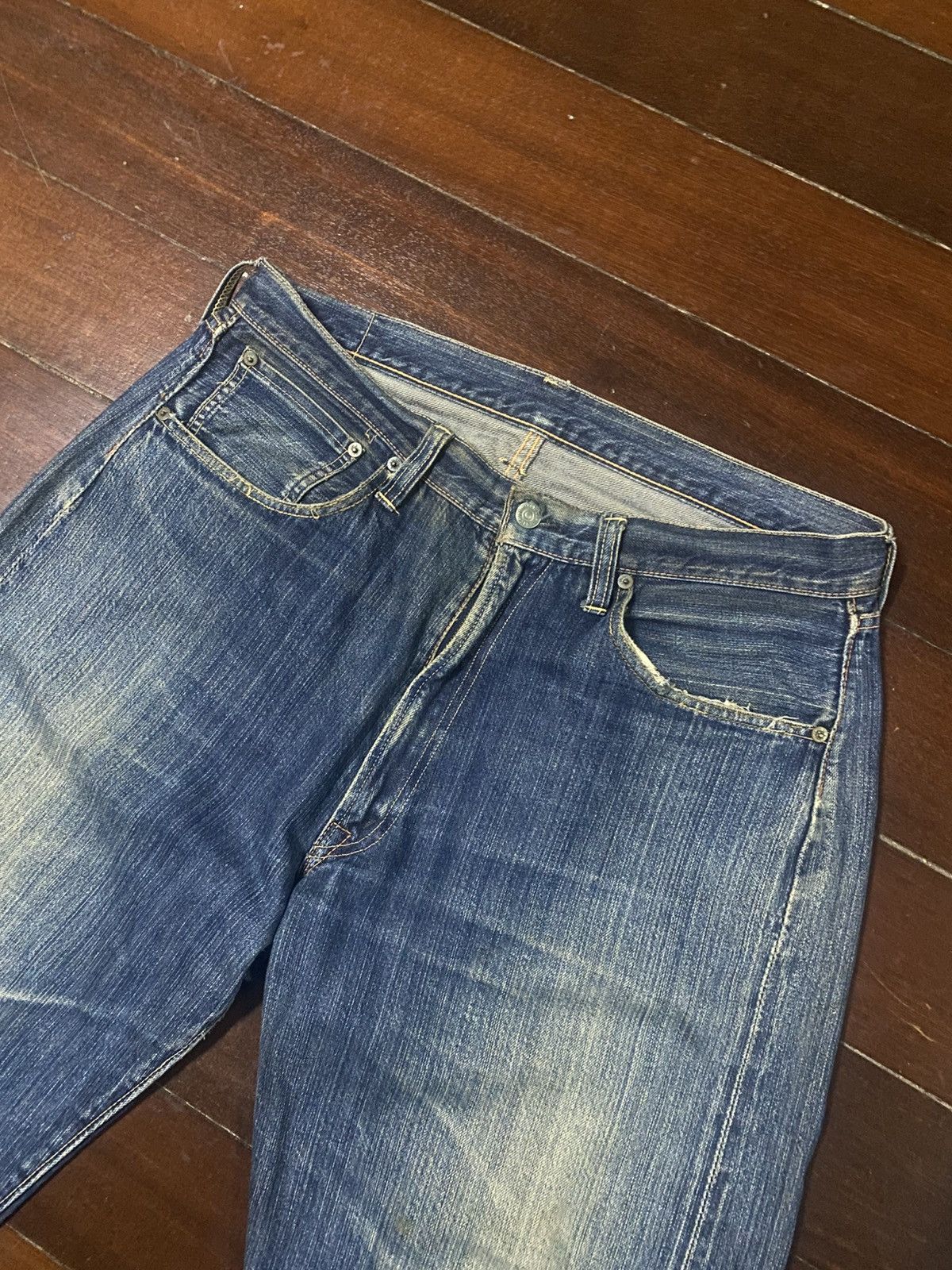Warehouse & Co. Vintage 40s world war II inspired JOE McCOY 901 Z Selvedge Size US 36 / EU 52 - 8 Thumbnail