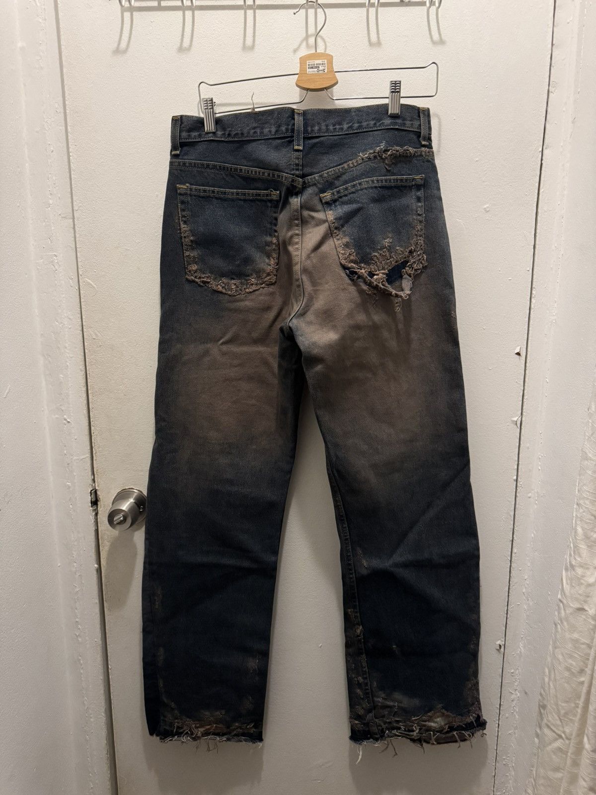 If Six Was Nine Stitches 1of1 Mud/Rust Jeans Size US 32 / EU 48 - 2 Thumbnail