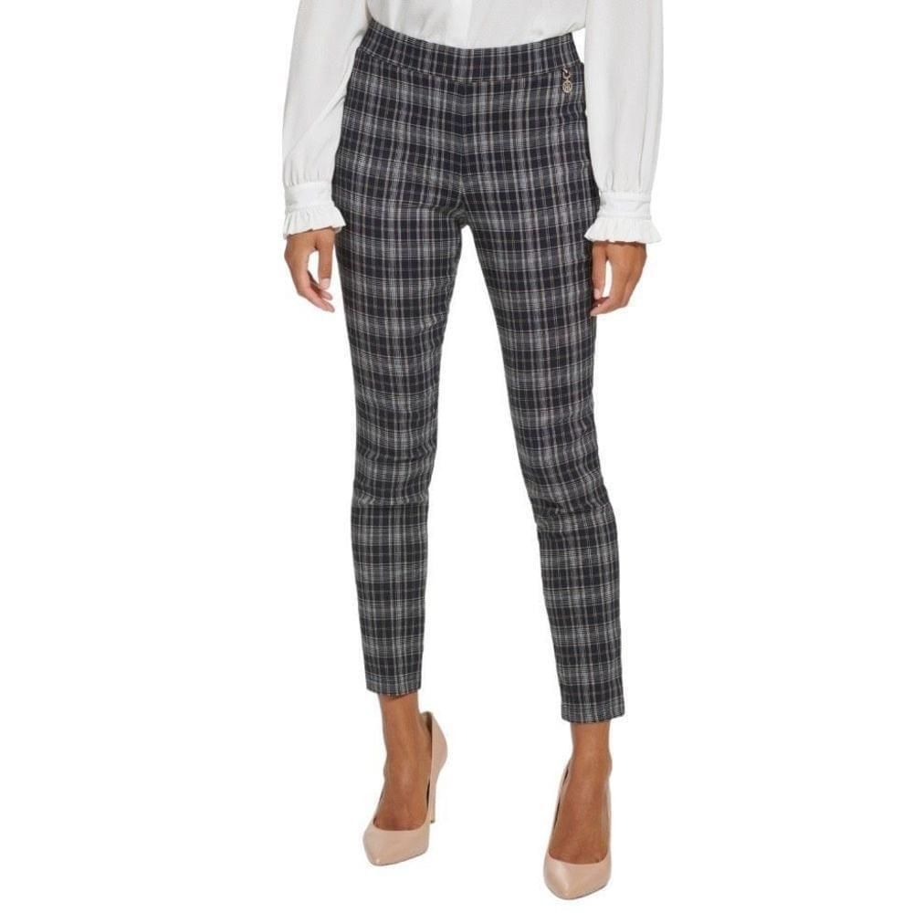 Tommy Hilfiger Pull on Skinny Leg Plaid Pant Womens Tommy Hilfiger Size 0 Size 25" / US 0 / IT 36 - 1 Thumbnail