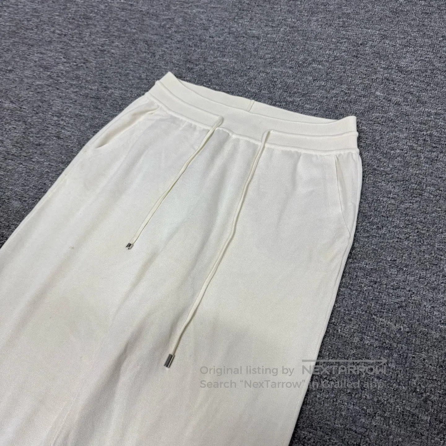 Loro Piana LORO PIANA size 40 Wool drawstring belt; casual pants| Size US 28 / EU 44 - 3 Thumbnail