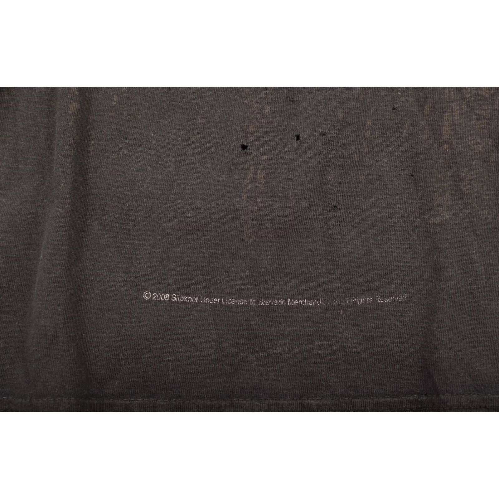 Vintage VINTAGE Slipknot The Limits of The Dead 2008 Distressed Rock T-Shirt M Black Mens Size M Size US M / EU 48-50 / 2 - 4 Thumbnail