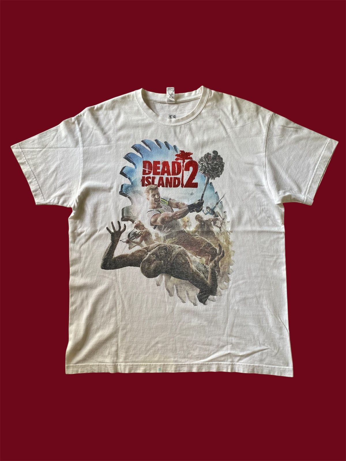 Playstation Rare Dead Island2 2014 Game Horror Promo T-Shirt Size US L / EU 52-54 / 3 - 2 Thumbnail