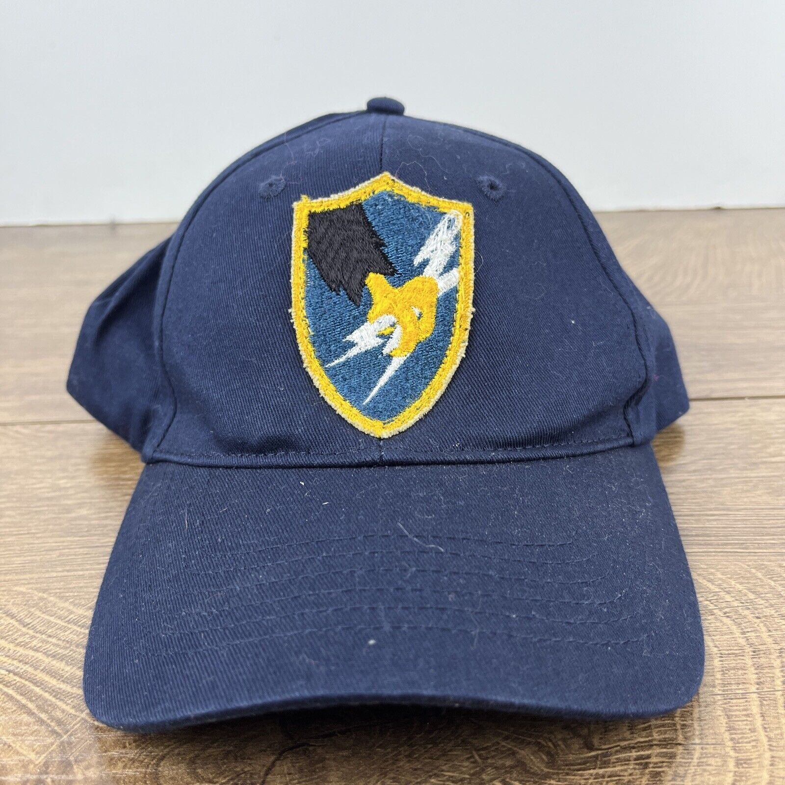 Other Eagle Hat Lightning Bolt Hat Blue Adjustable Hat Adult Size Size ONE SIZE - 4 Thumbnail