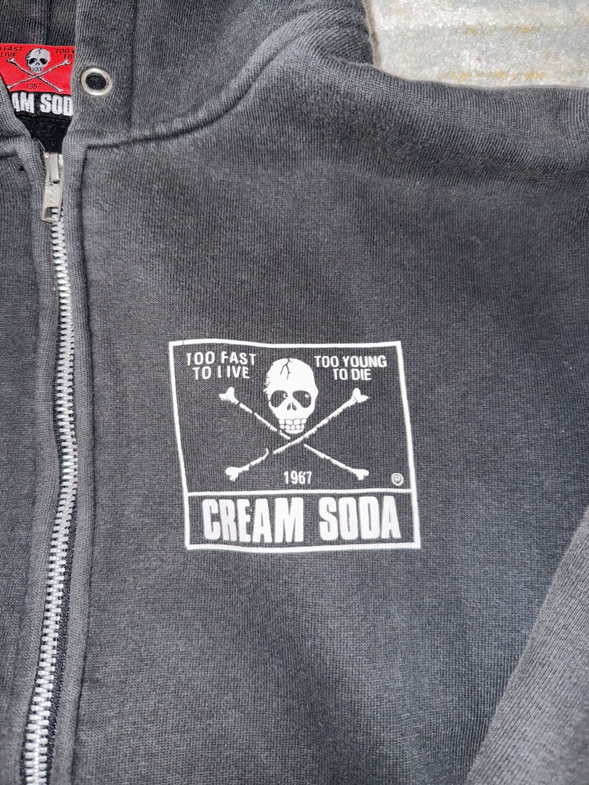 Japanese Brand Vintage y2k Cream Soda Zip Up Size US M / EU 48-50 / 2 - 2 Thumbnail