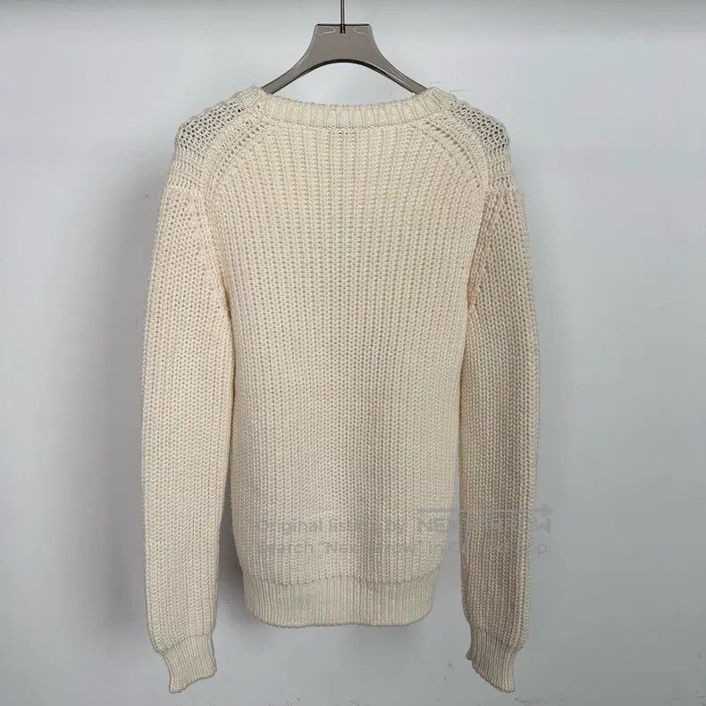 Fendi Fendi White Logo Crewneck Sweater Size XS / US 0-2 / IT 36-38 - 2 Thumbnail