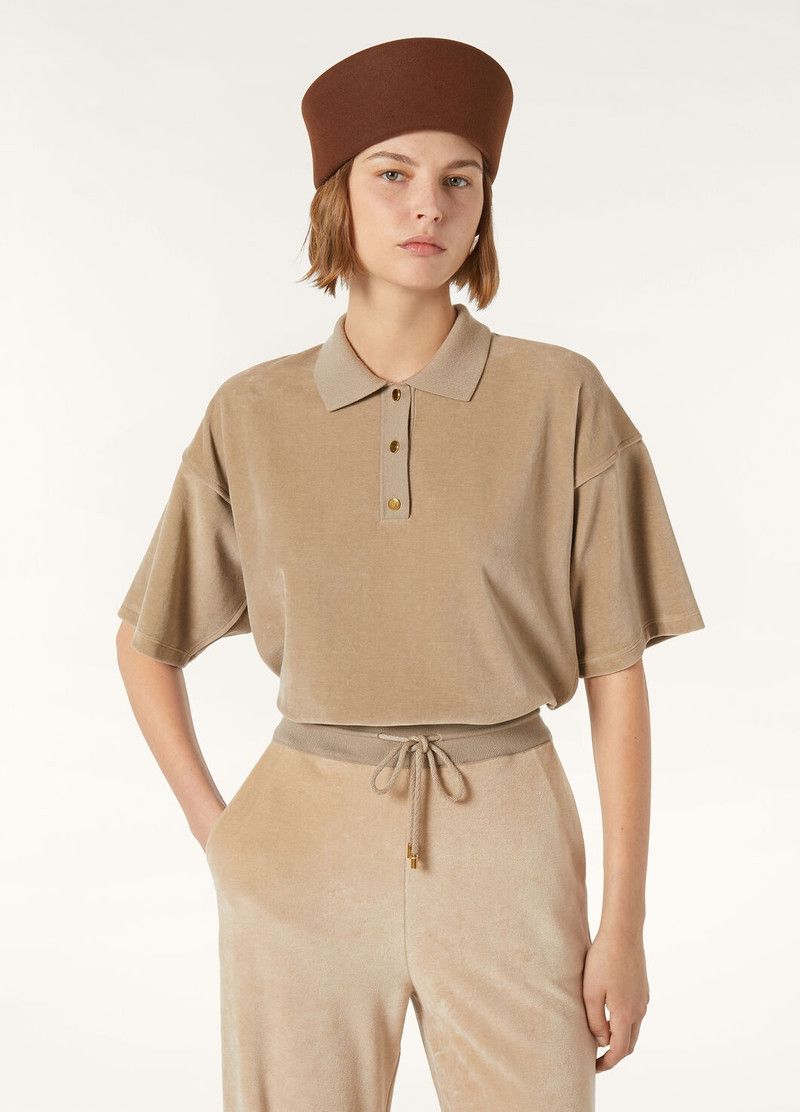 Loro Piana o1srvl11e0526 FAP0782 Balmuccia Polo Shirt in Beige Size S / US 4 / IT 40 - 4 Thumbnail
