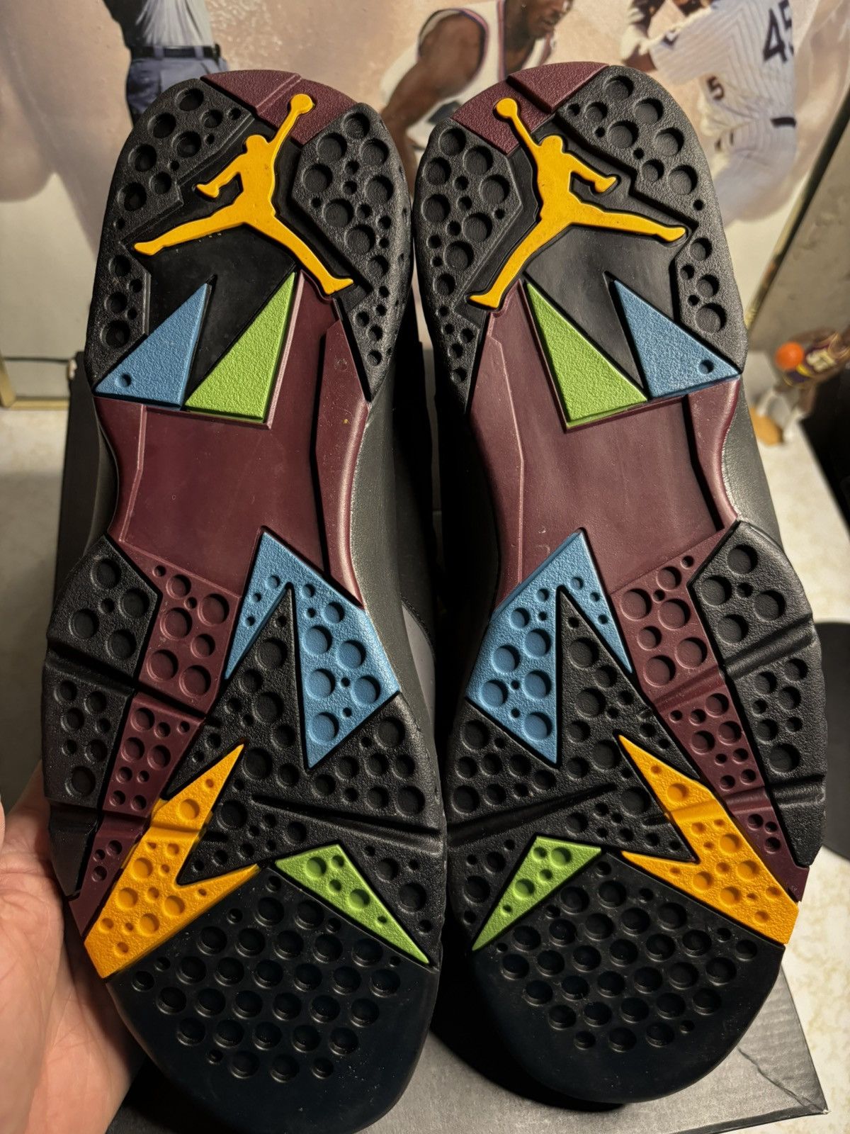 Jordan Brand Air Jordan 7 Retro 2015 Bordeaux 2015 Size US 13 / EU 46 - 5 Thumbnail