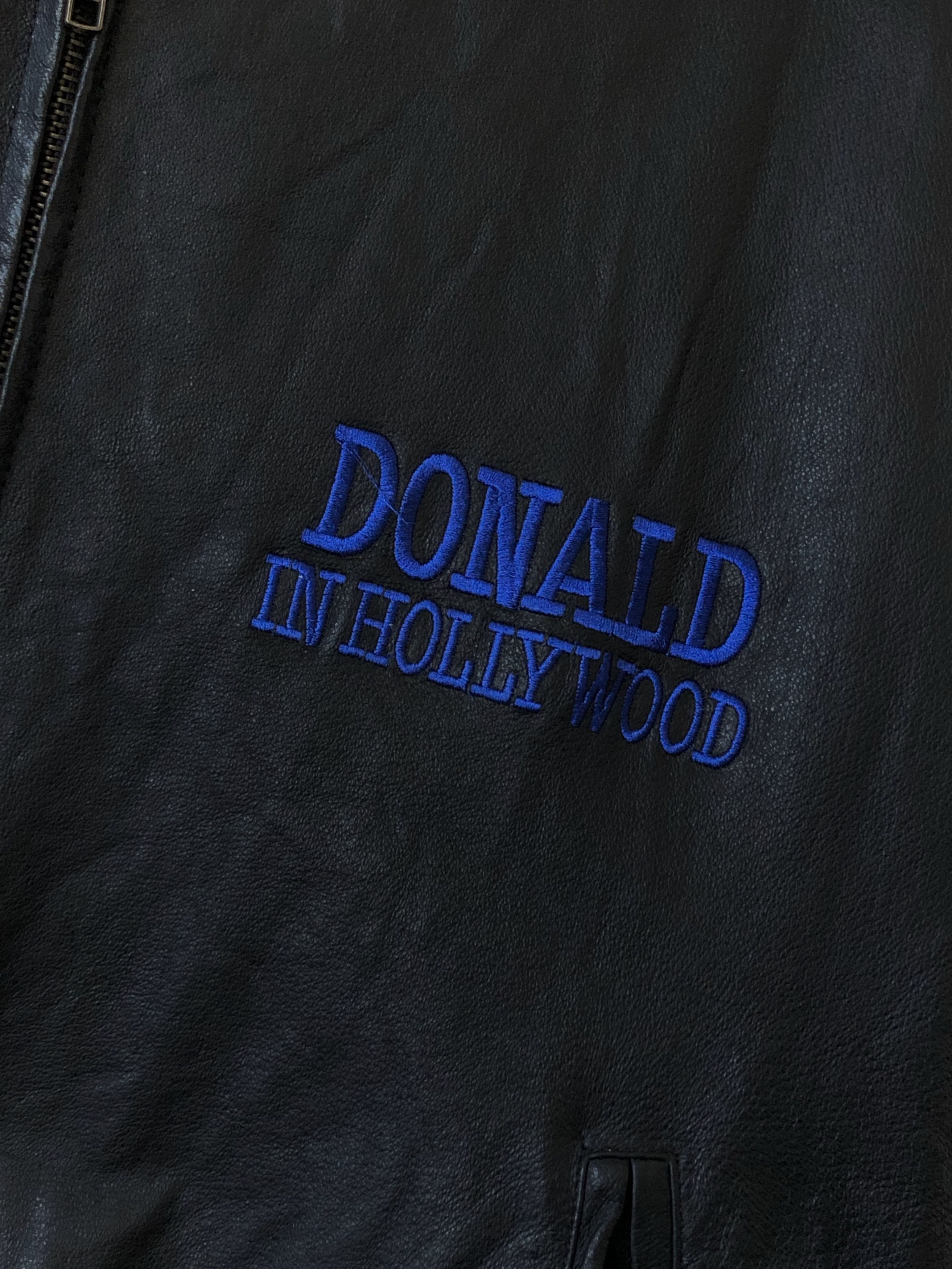 Disney RARE🔥VINTAGE 90’S WALT DISNEY PIG SKIN BOMBER JACKET Size US L / EU 52-54 / 3 - 4 Thumbnail